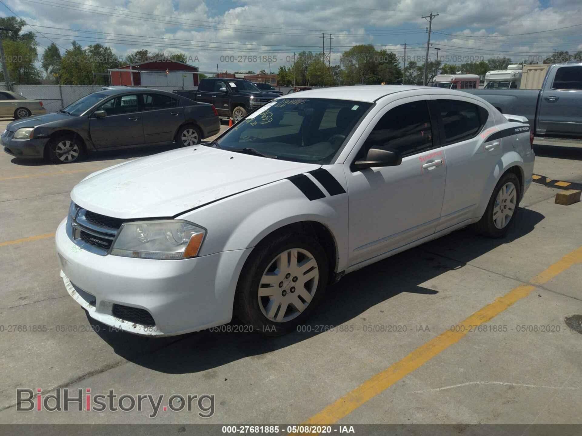 2012 DODGE AVENGER - VIN: 1C3CDZAB5CN193649 - Photo 2