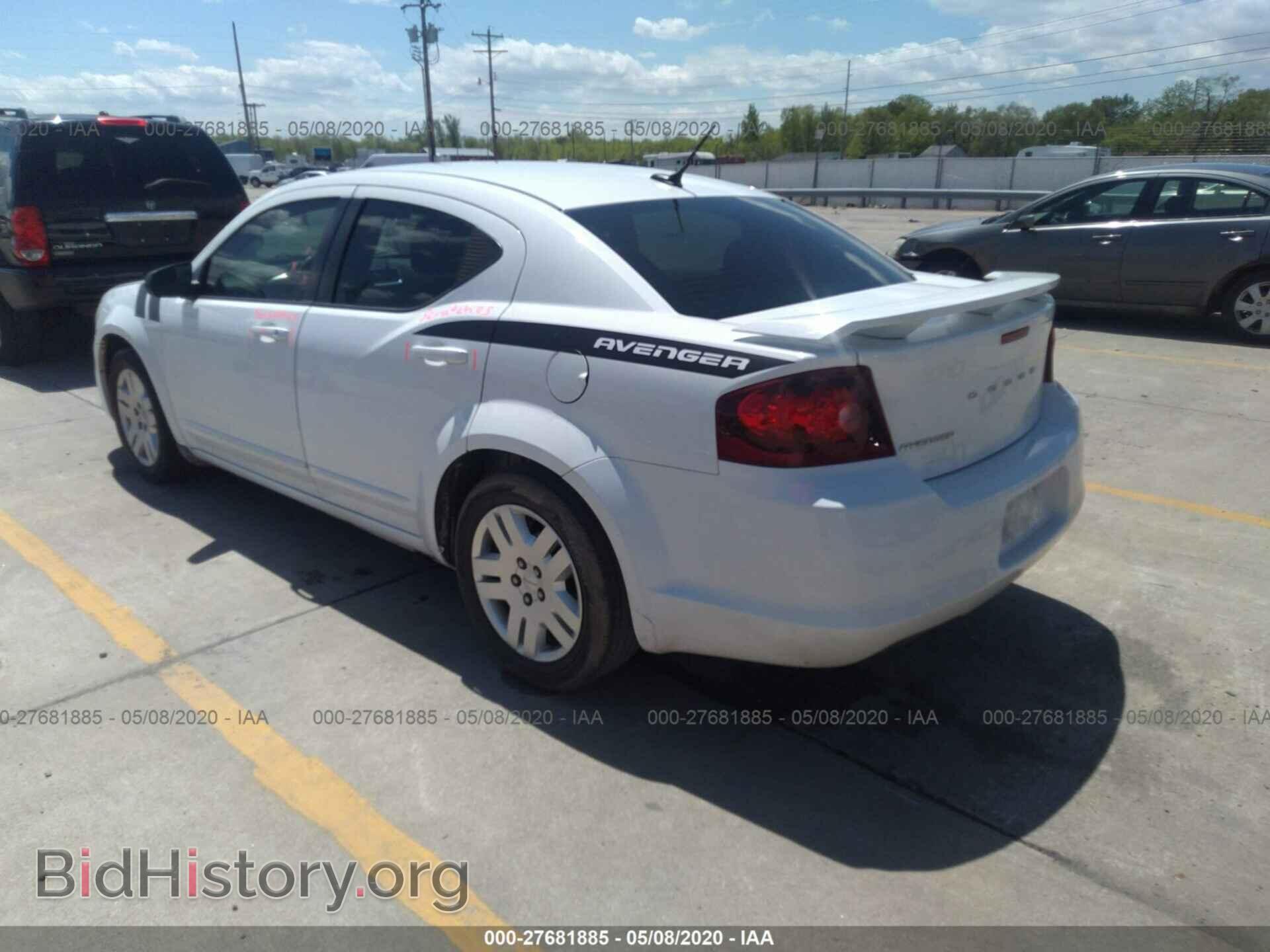 2012 DODGE AVENGER - VIN: 1C3CDZAB5CN193649 - Photo 3