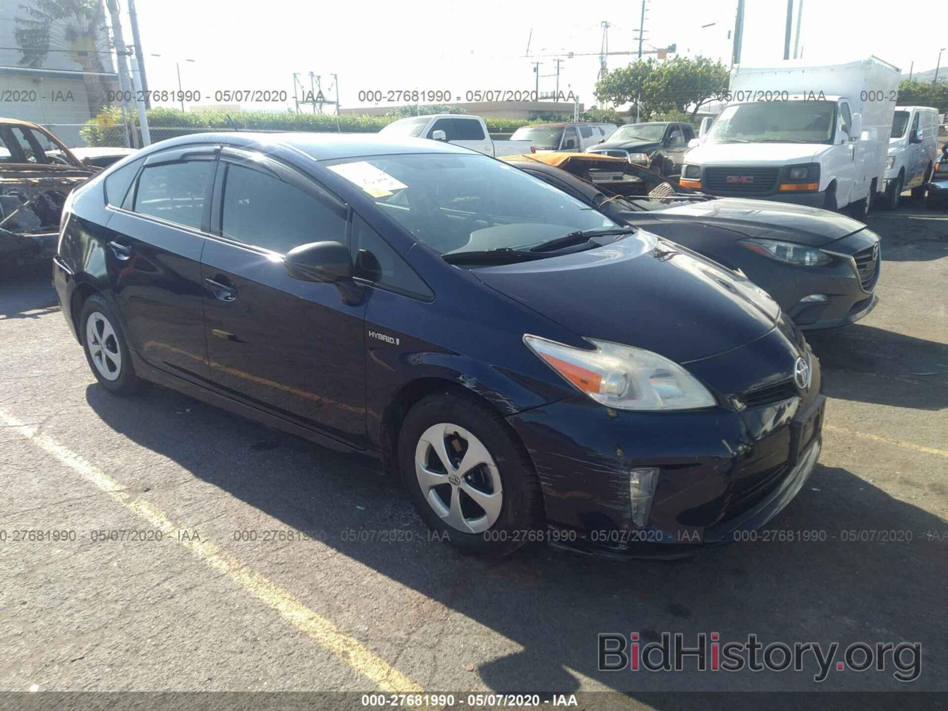 Photo JTDKN3DU0C0335160 - TOYOTA PRIUS 2012