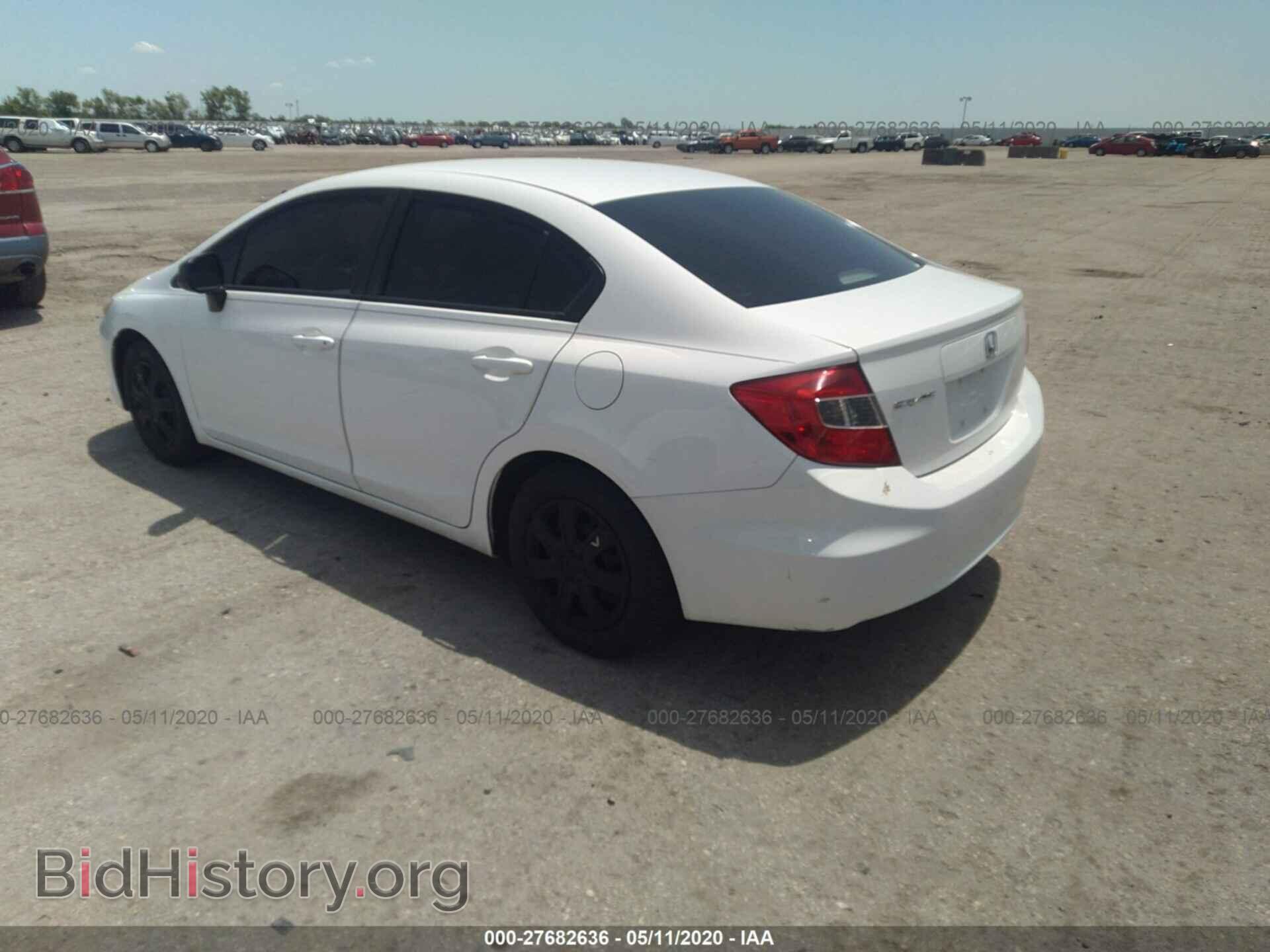2012 HONDA CIVIC - VIN: 2HGFB2F50CH602935 - Фото 3