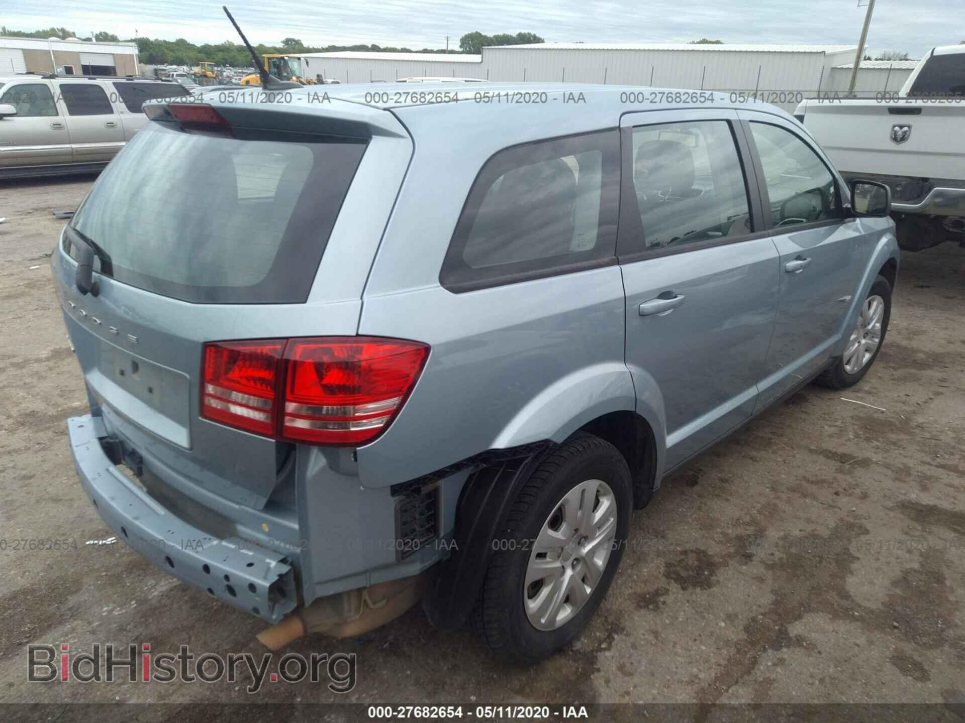 2013 DODGE JOURNEY - VIN: 3C4PDCAB5DT734291 - Фото 4