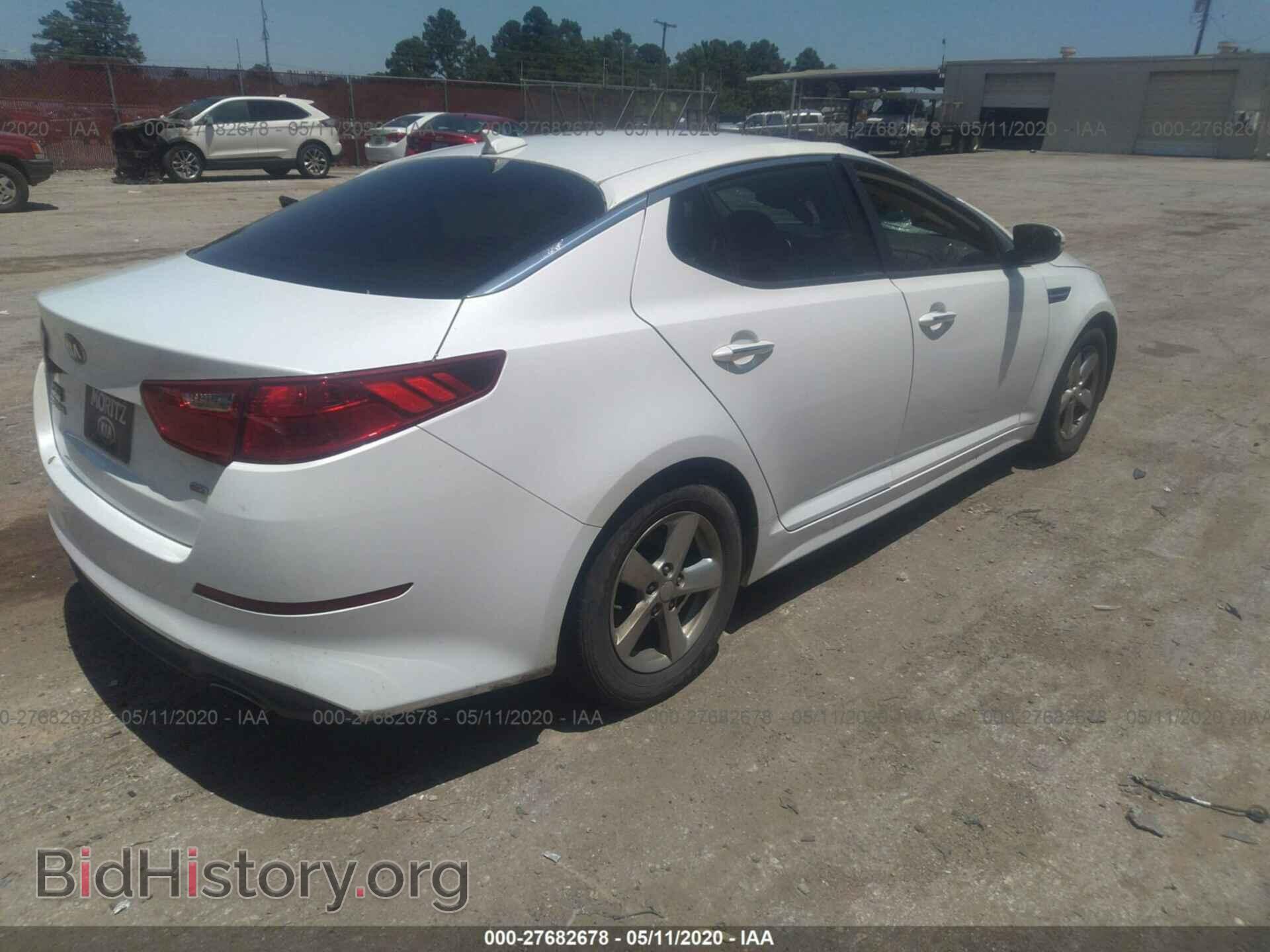 2015 KIA OPTIMA - VIN: KNAGM4A76F5641815 - Фото 4