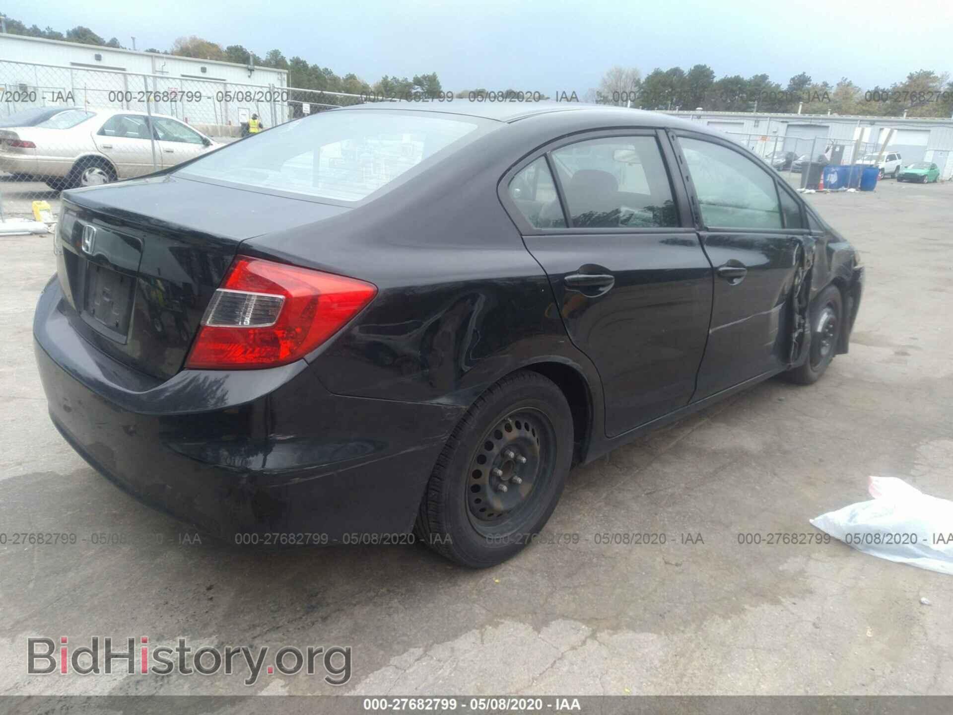 2012 HONDA CIVIC - VIN: 19XFB2F5XCE347141 - Фото 4