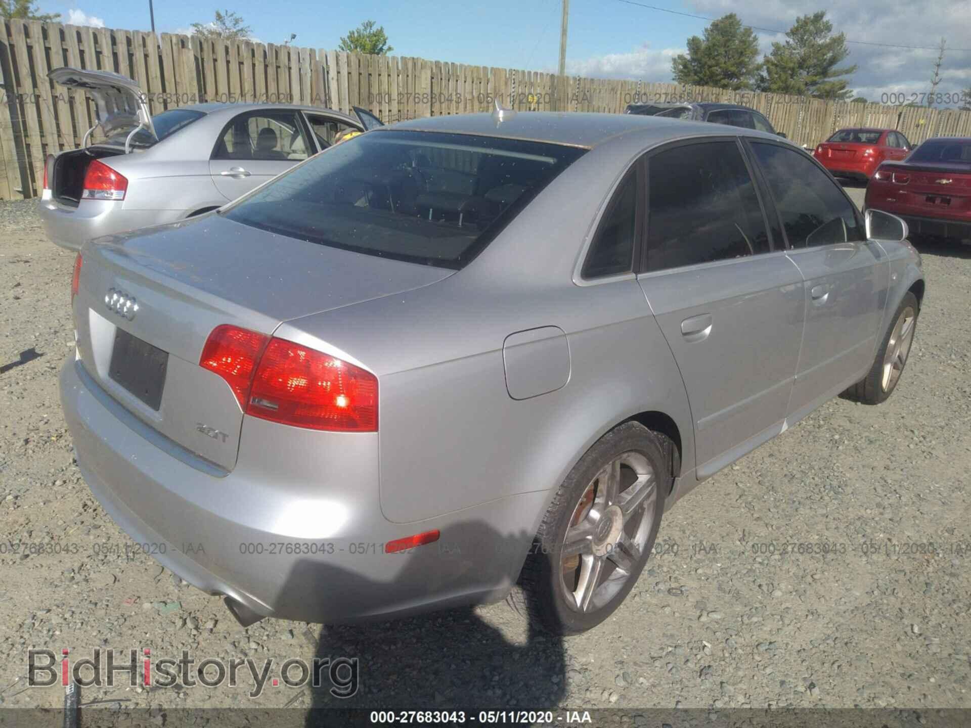 2008 AUDI A4 - VIN: WAUAF78E38A005935 - Фото 4