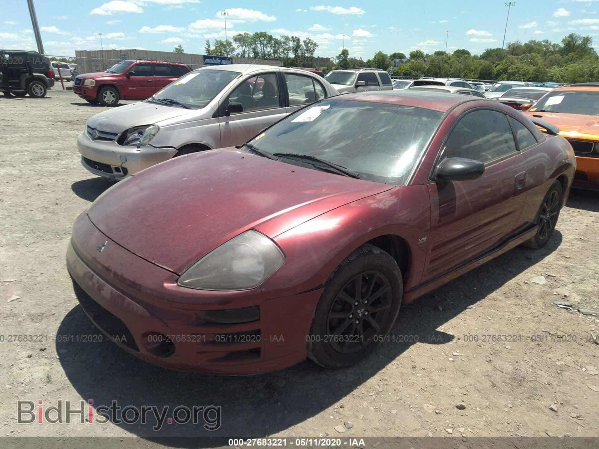 2005 MITSUBISHI ECLIPSE - VIN: 4A3AC74HX5E022731 - Фото 2