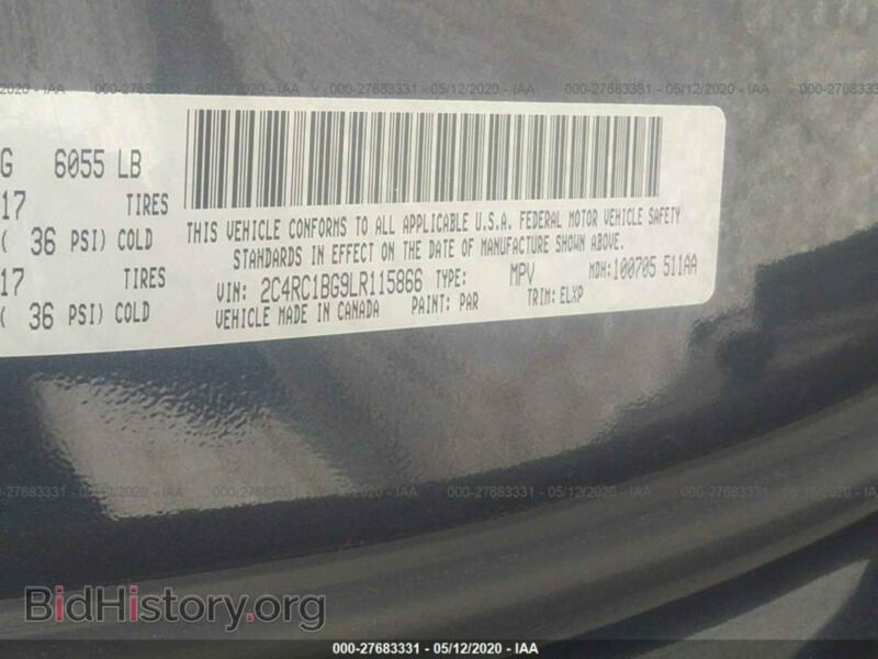 2020 Chrysler PACIFICA (VIN 2C4RC1BG9LR115866) — photo 9 of 11
