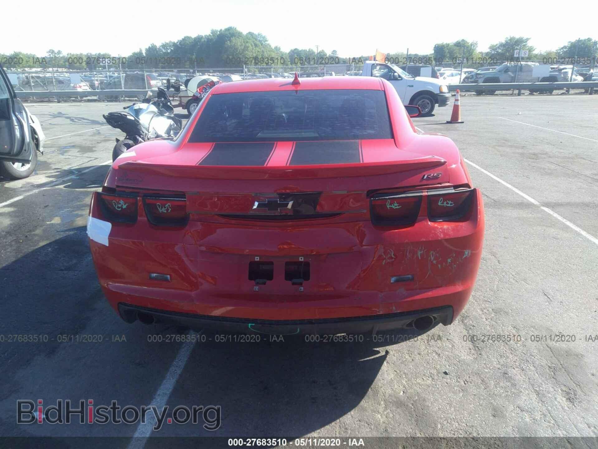 2012 CHEVROLET CAMARO - VIN: 2G1FB1E36C9134768 - Фото 6