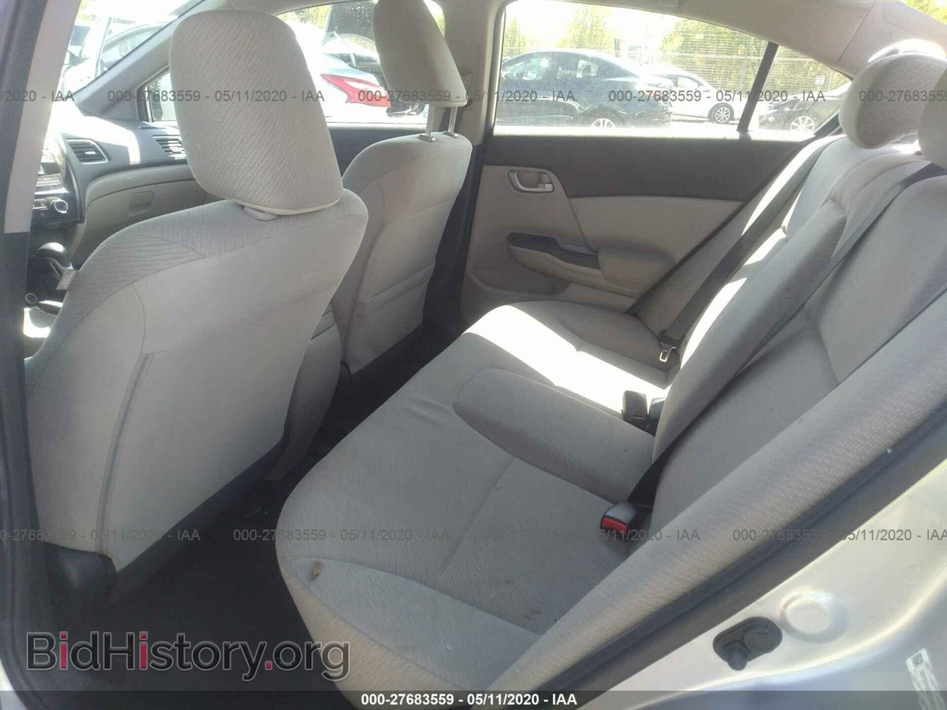 2013 HONDA CIVIC - VIN: 19XFB2F56DE240170 - Фото 8