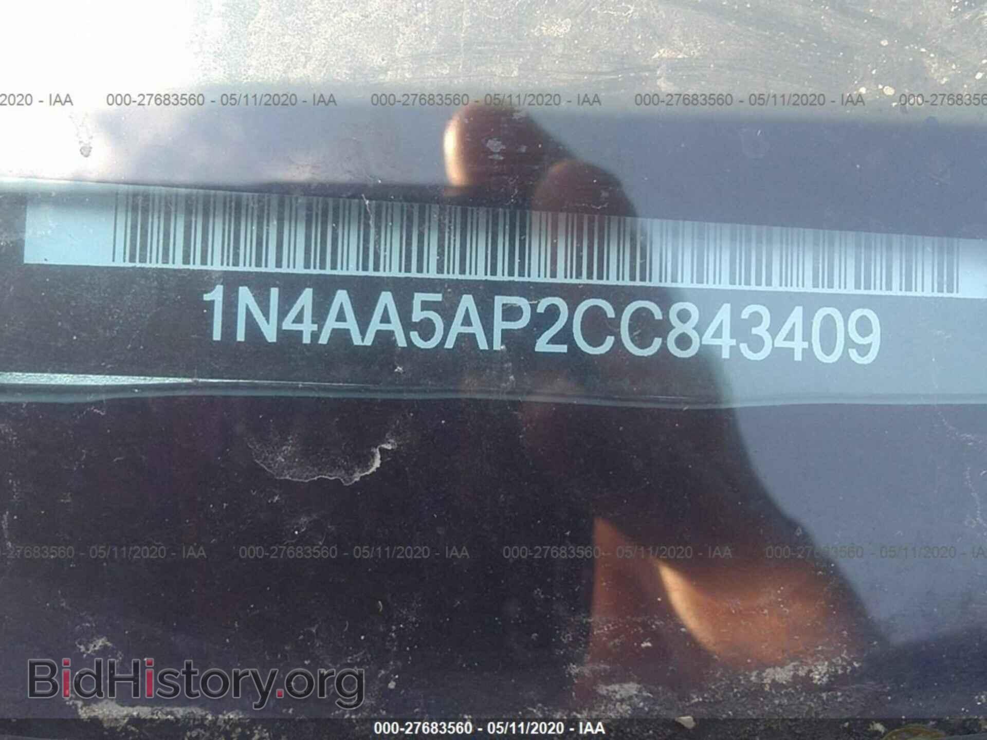 2012 NISSAN MAXIMA - VIN: 1N4AA5AP2CC843409 - Фото 9