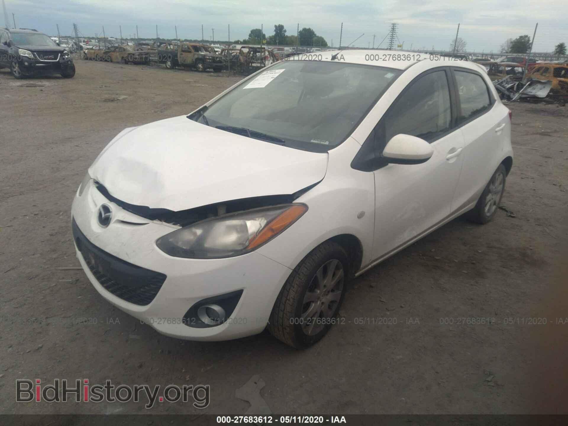 2012 MAZDA MAZDA2 - VIN: JM1DE1LY2C0141425 - Фото 2