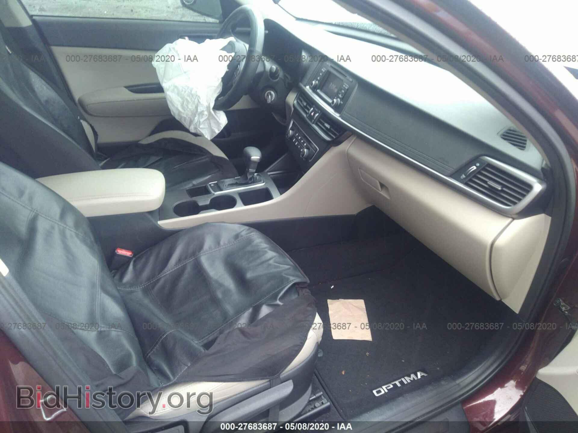 2016 KIA OPTIMA - VIN: 5XXGT4L3XGG028982 - Фото 5
