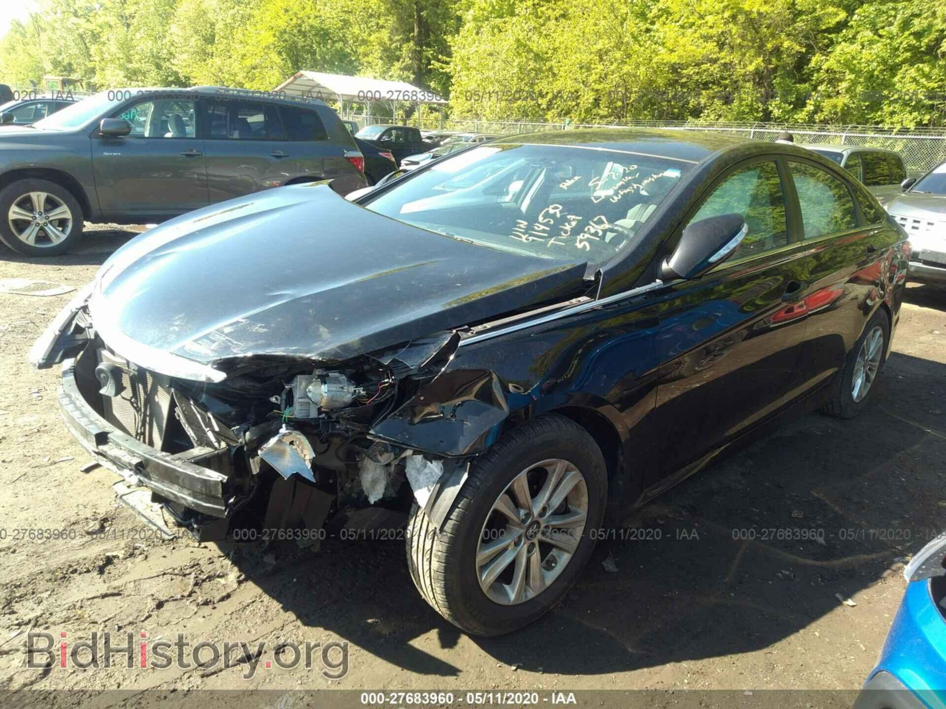 2014 HYUNDAI SONATA - VIN: 5NPEB4AC3EH914530 - Фото 2