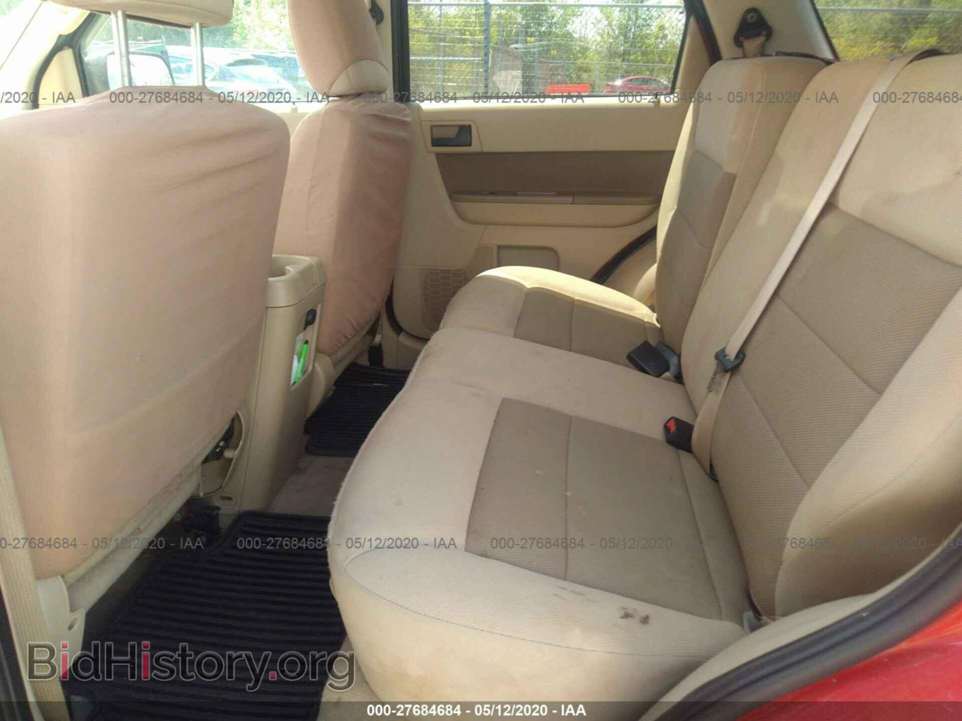 2009 FORD ESCAPE - VIN: 1FMCU03729KA13016 - Фото 8
