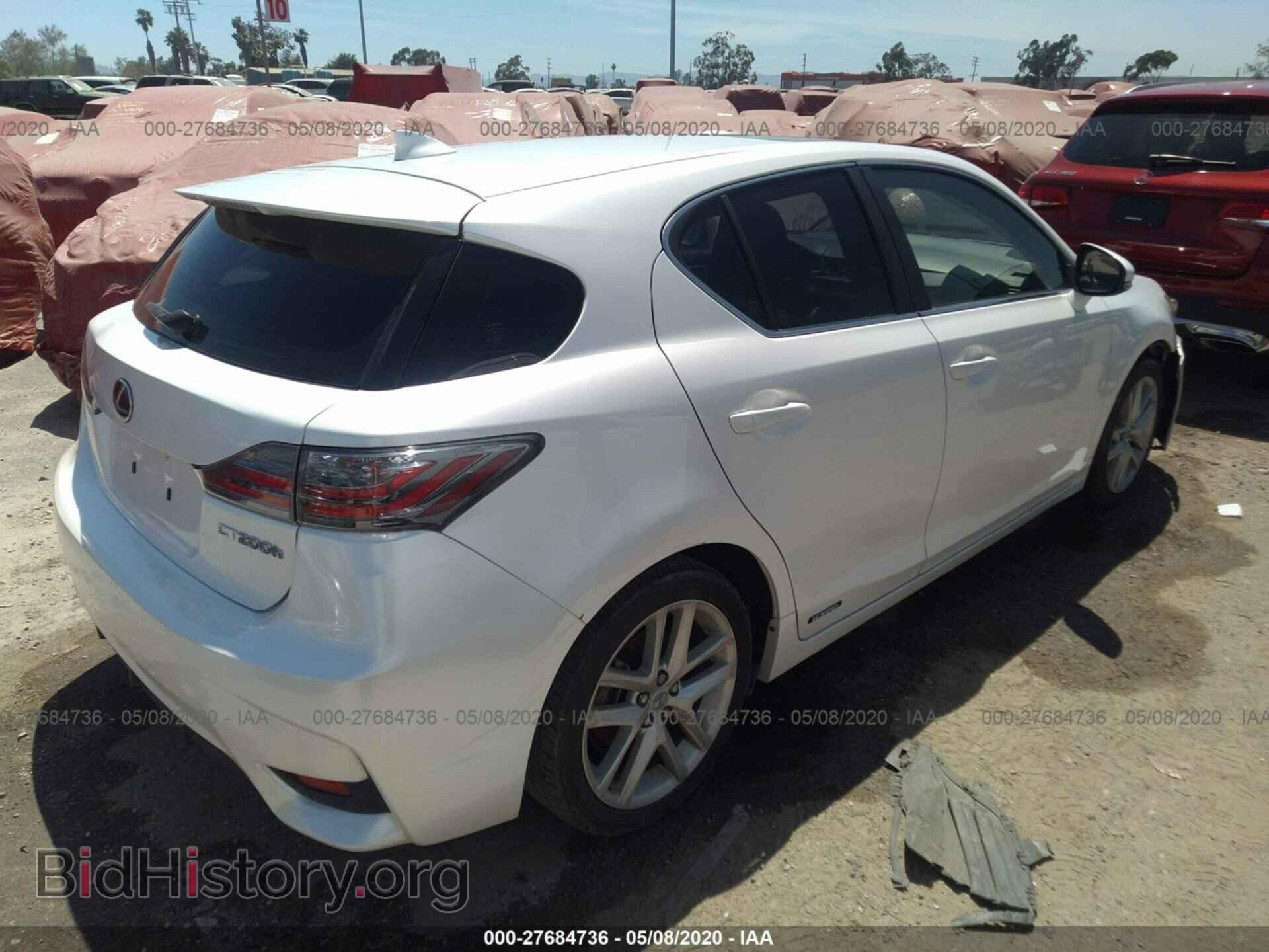 2015 LEXUS CT - VIN: JTHKD5BH4F2212408 - Фото 4
