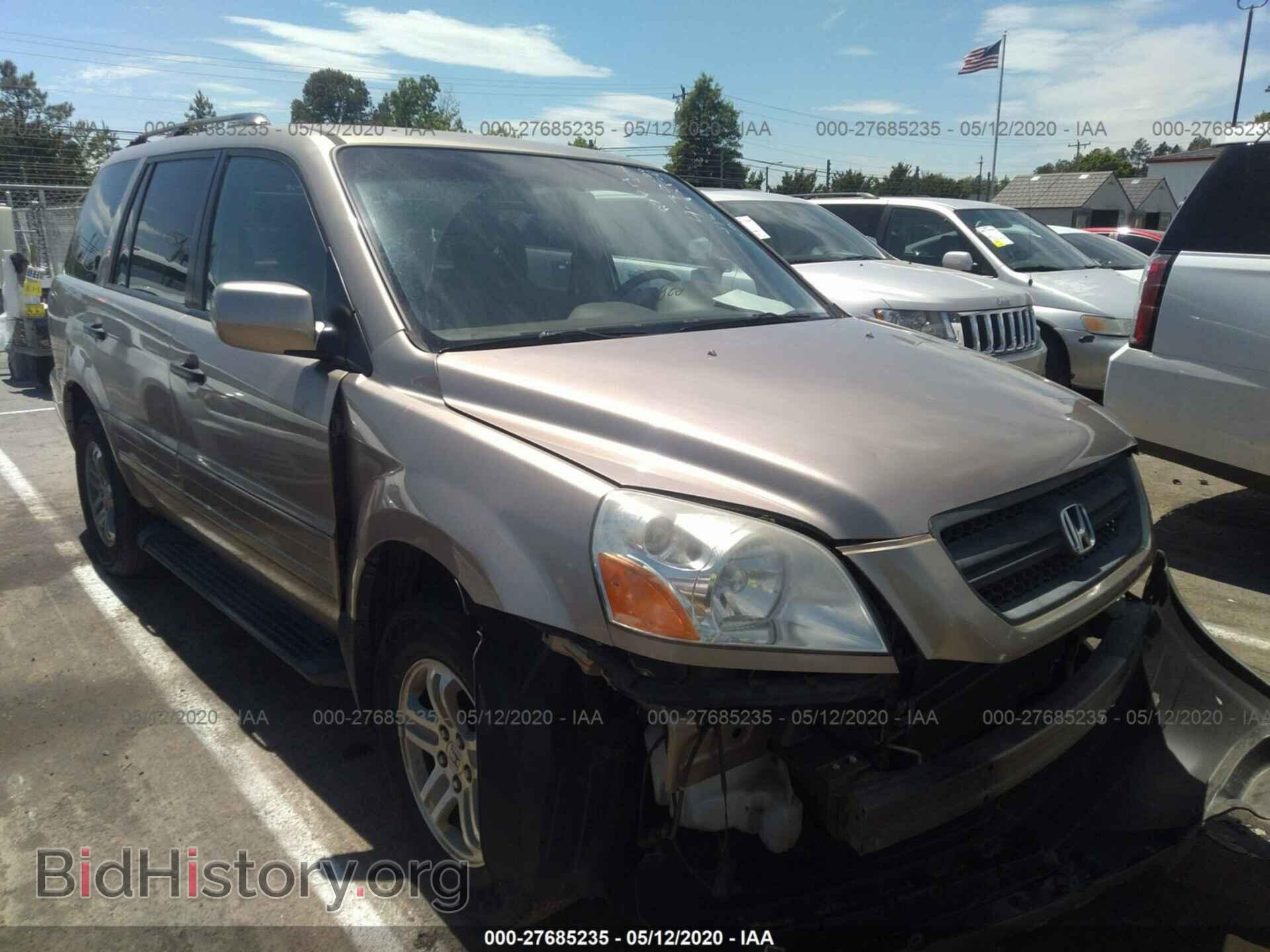 Photo 5FNYF18455B021806 - HONDA PILOT 2005