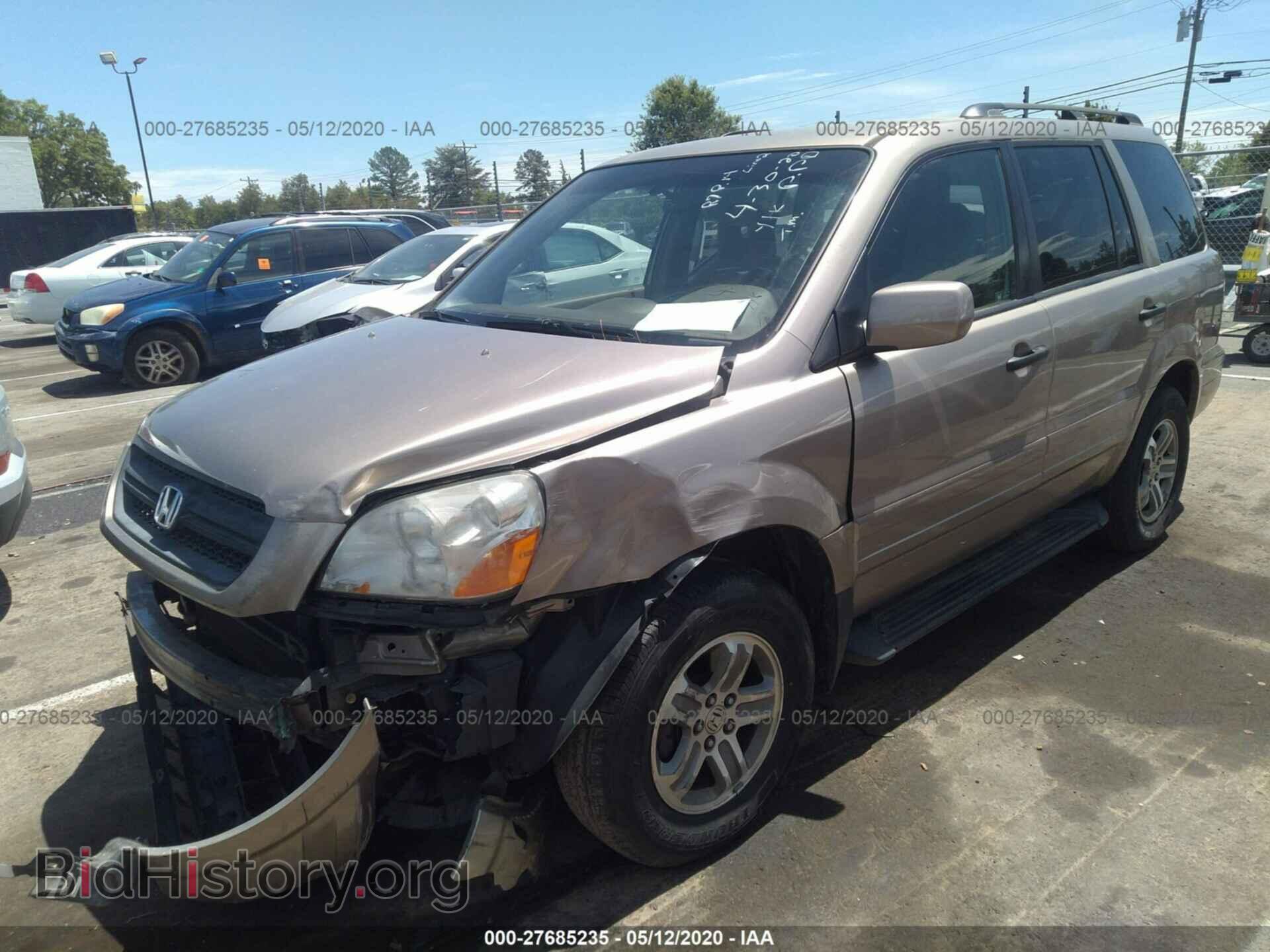 2005 HONDA PILOT - VIN: 5FNYF18455B021806 - Фото 2