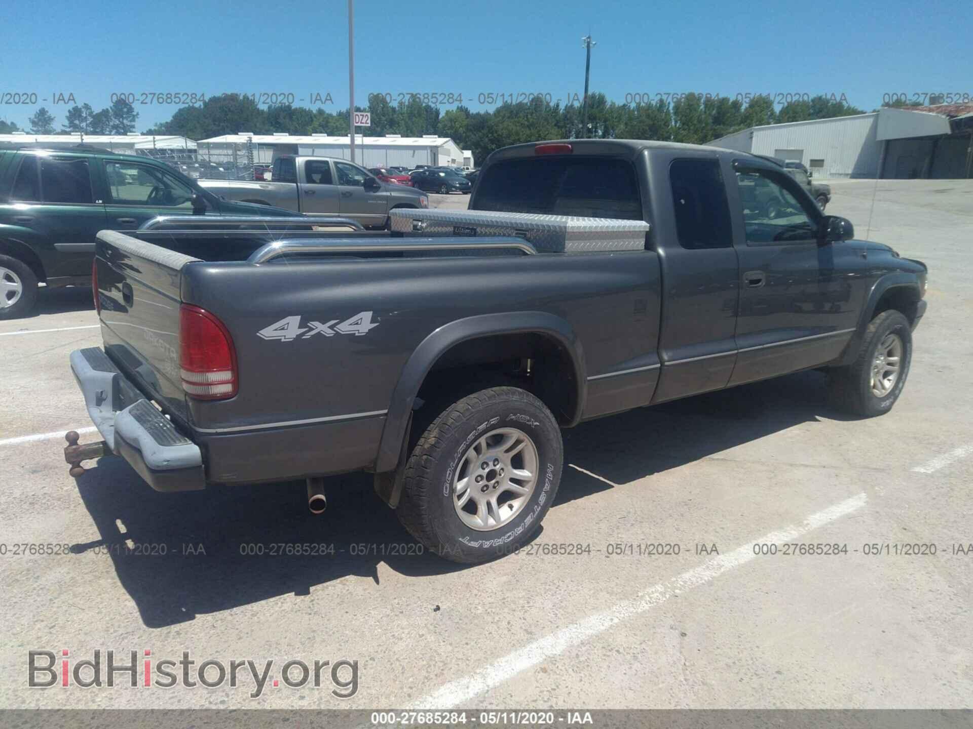 2004 DODGE DAKOTA - VIN: 1D7HG12K54S628168 - Фото 4