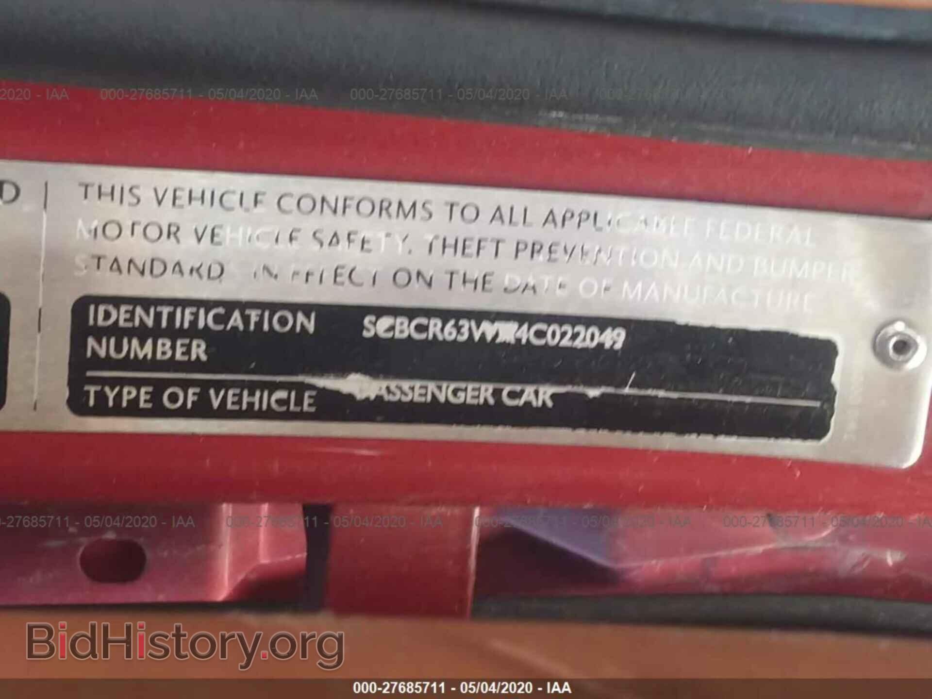 2004 BENTLEY CONTINENTAL - VIN: SCBCR63WX4C022049 - Фото 9