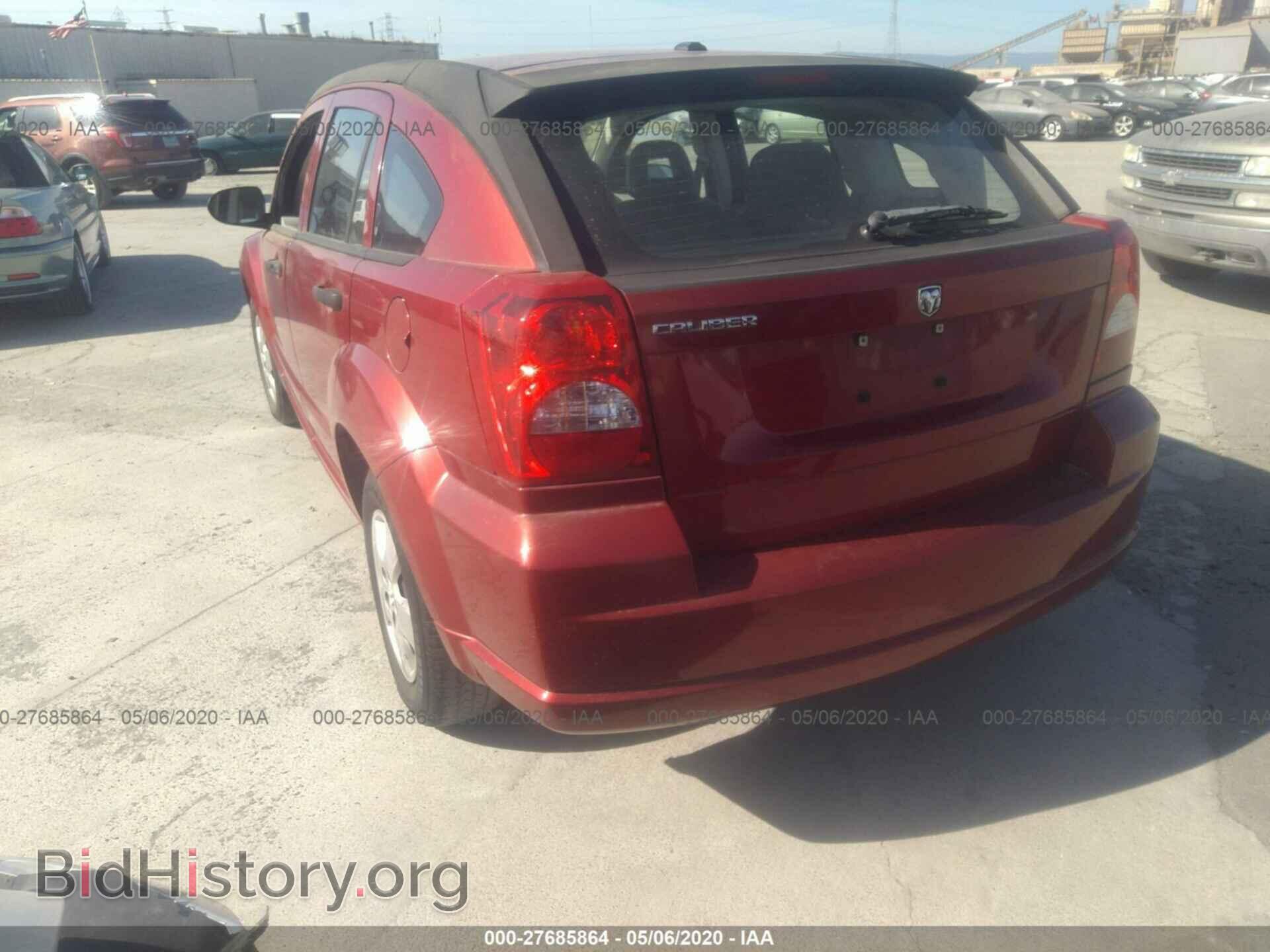 2007 DODGE CALIBER - VIN: 1B3HB28B47D513965 - Фото 3