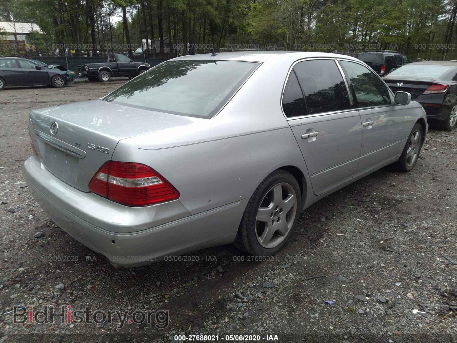 2005 LEXUS LS - VIN: JTHBN36F355014314 - Фото 4