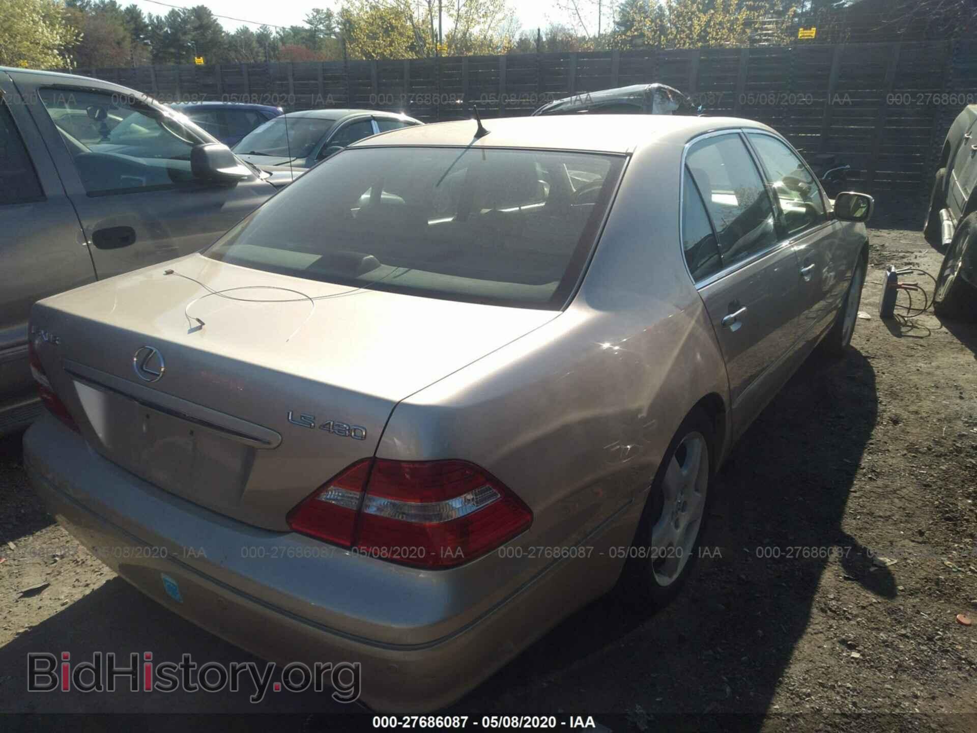 2005 LEXUS LS - VIN: JTHBN36F255001330 - Фото 4