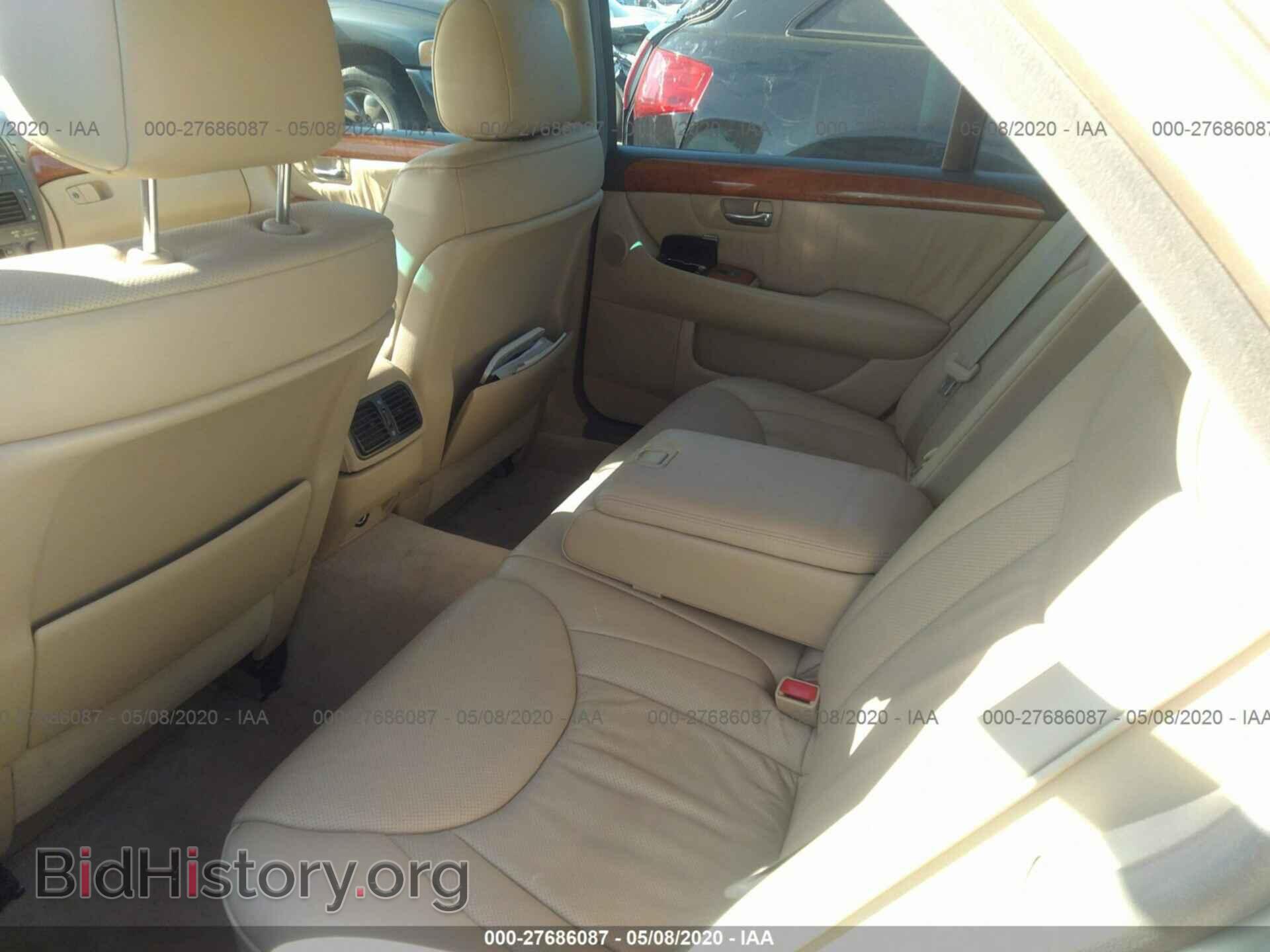 2005 LEXUS LS - VIN: JTHBN36F255001330 - Фото 8