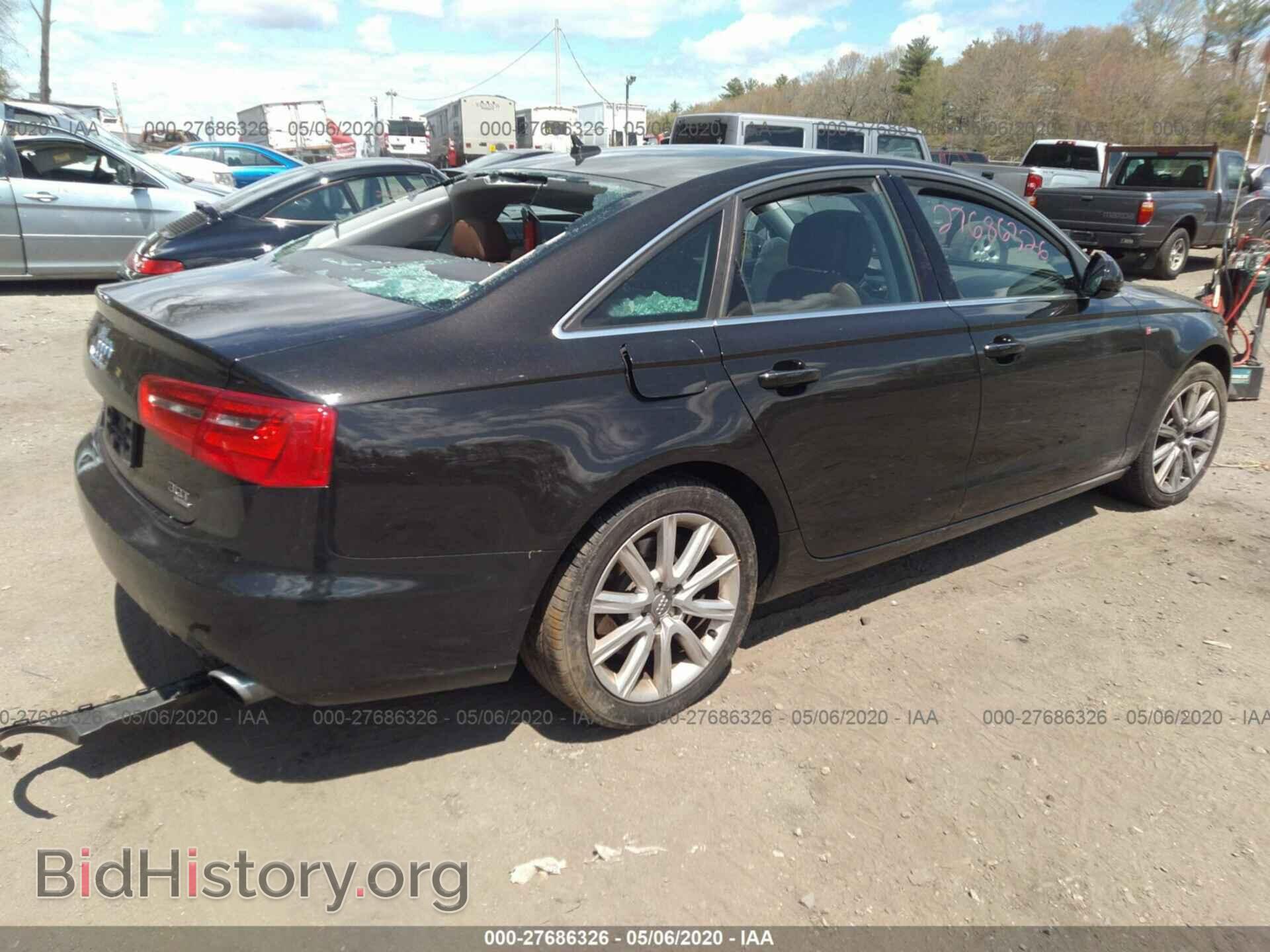 2013 AUDI A6 - VIN: WAUGGAFC0DN014326 - Фото 4