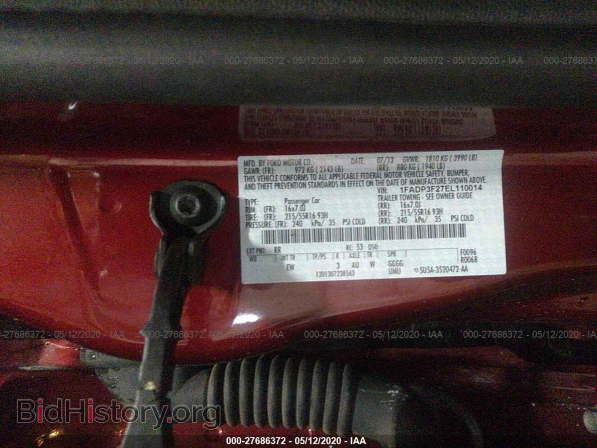 2014 FORD FOCUS - VIN: 1FADP3F27EL110014 - Photo 9