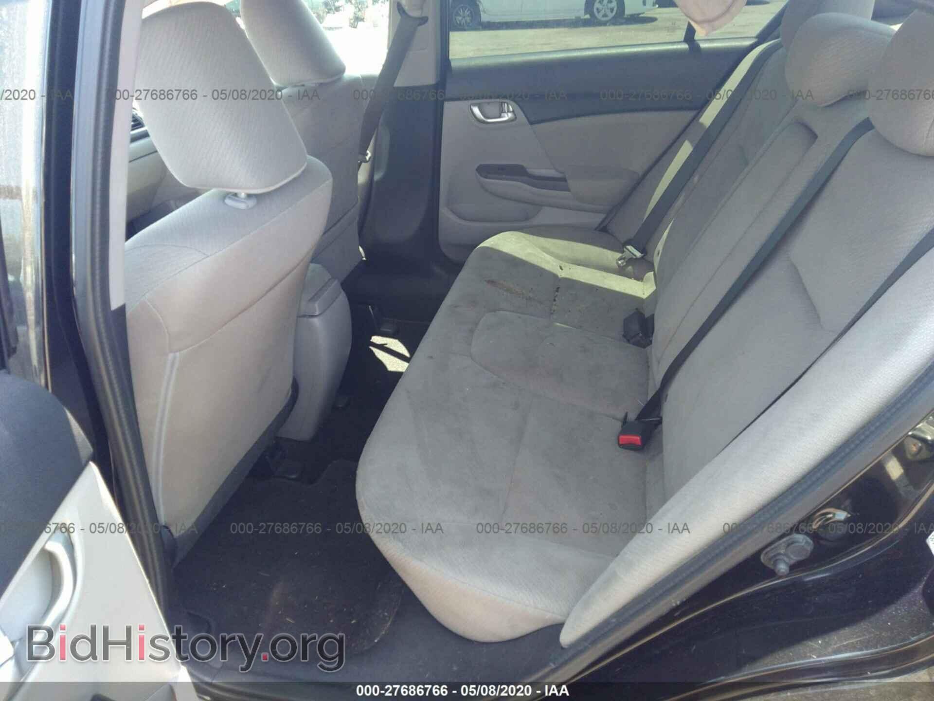 2013 HONDA CIVIC - VIN: 19XFB2F87DE220262 - Фото 8