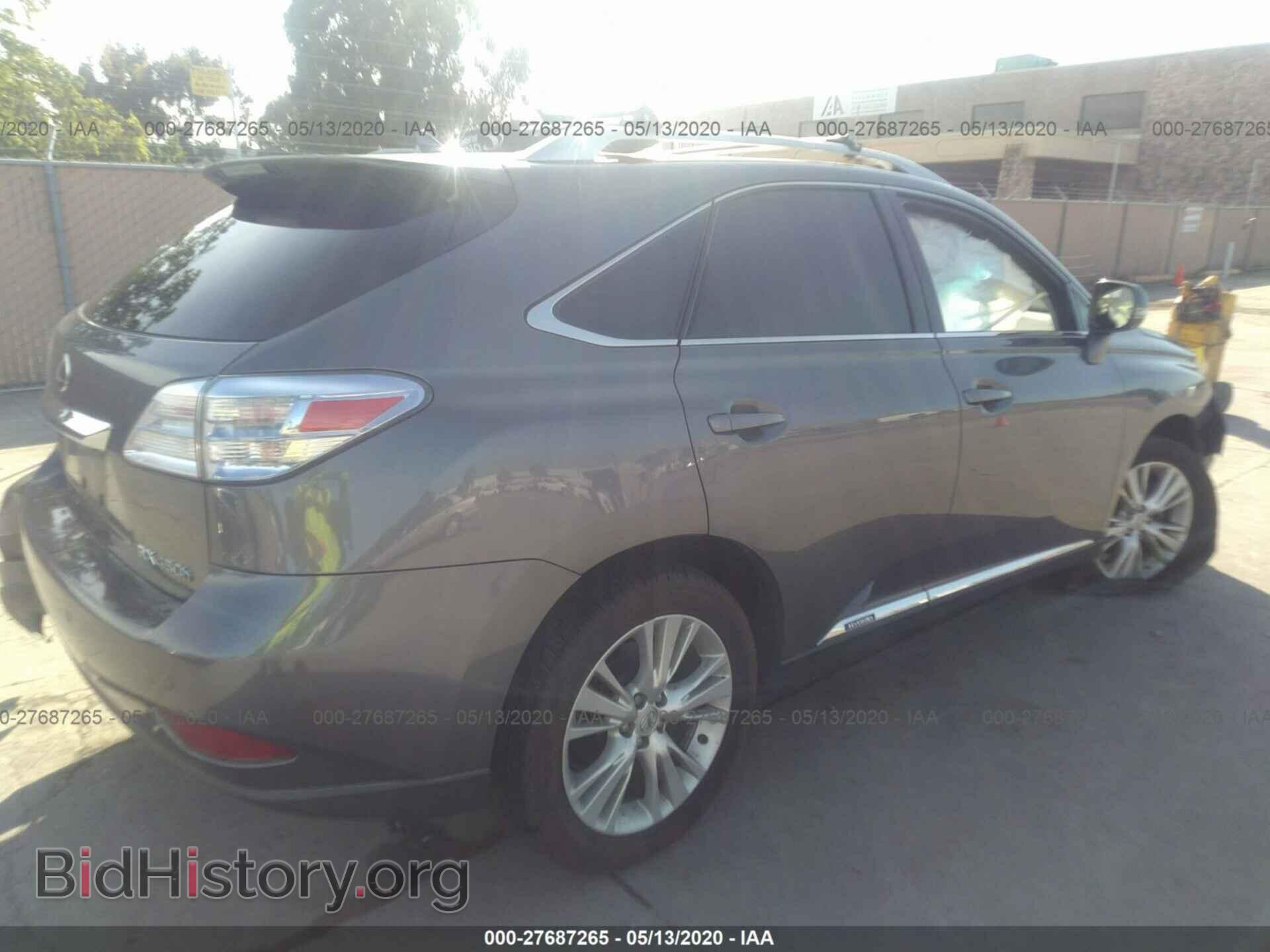 2012 LEXUS RX - VIN: JTJBC1BA7C2424373 - Фото 4