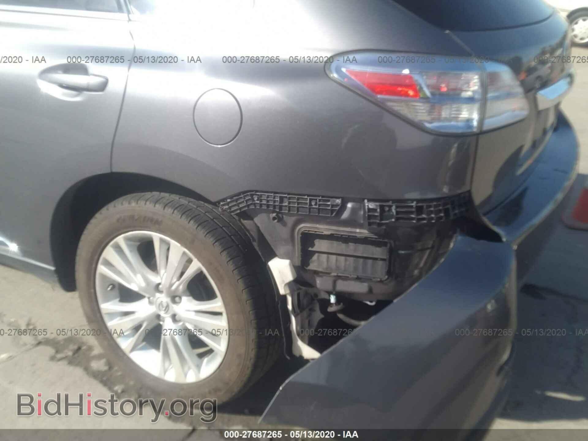 2012 LEXUS RX - VIN: JTJBC1BA7C2424373 - Фото 6