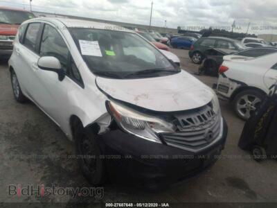 2014 Nissan VERSA NOTE S/S Plus/SV/SL, белый — VIN 3N1CE2CPXEL436080, IAAI