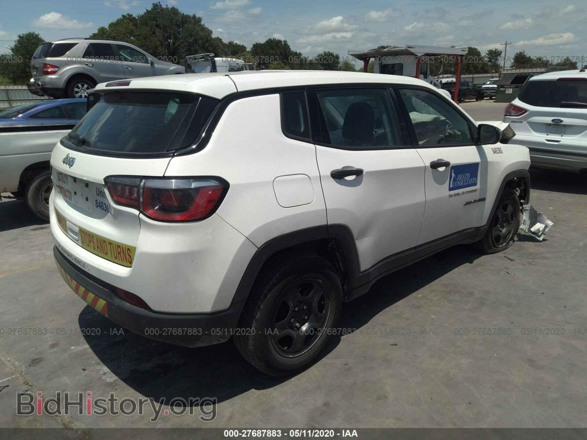 2018 JEEP COMPASS - VIN: 3C4NJCAB9JT263323 - Фото 4