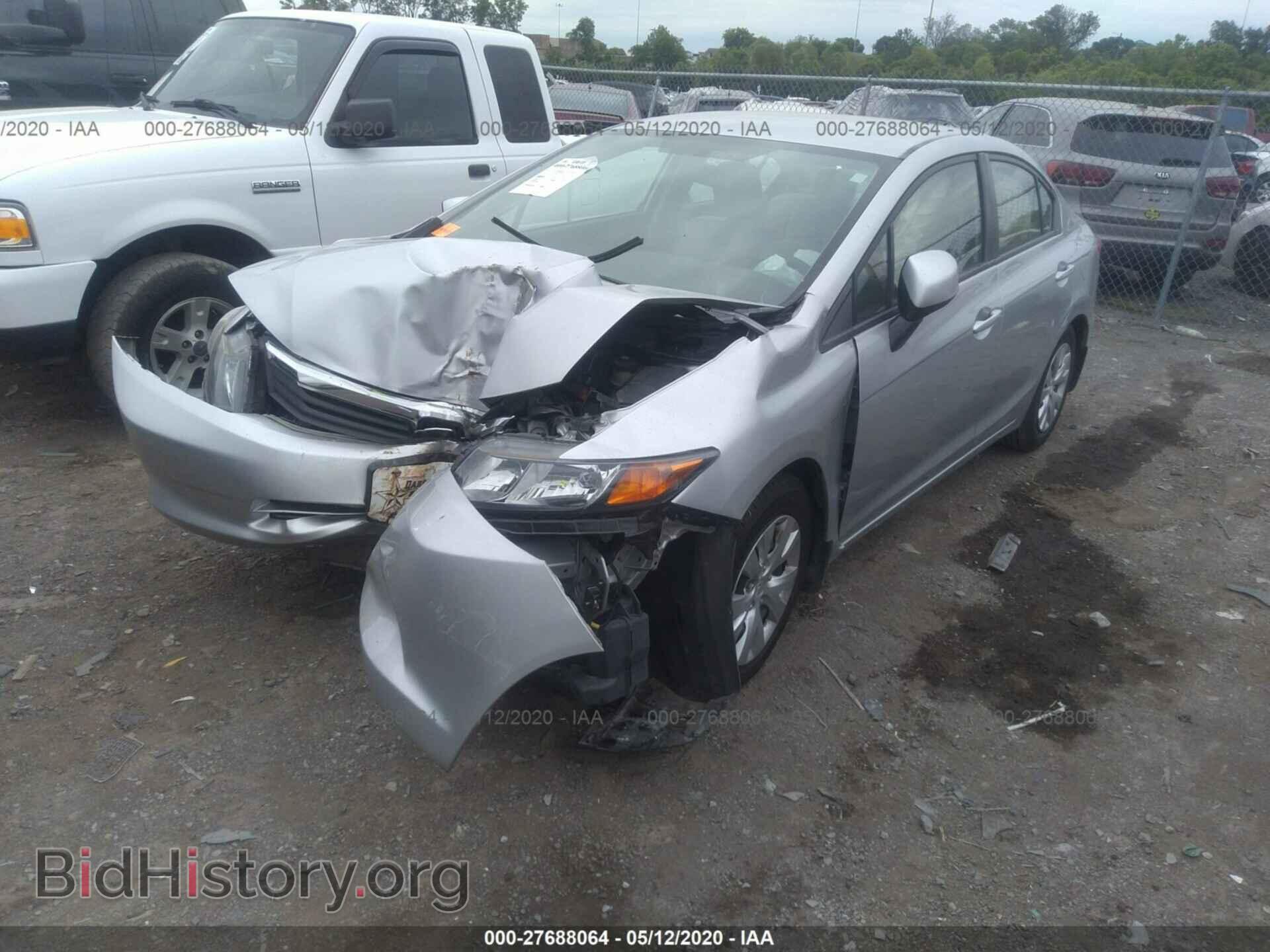 2012 HONDA CIVIC - VIN: 19XFB2F56CE077843 - Photo 2