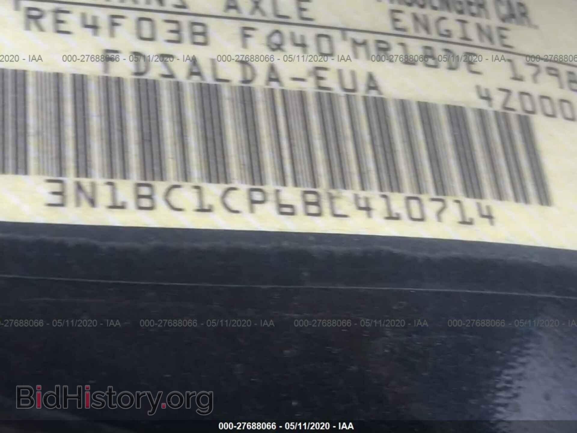 2011 NISSAN VERSA - VIN: 3N1BC1CP6BL410714 - Фото 9