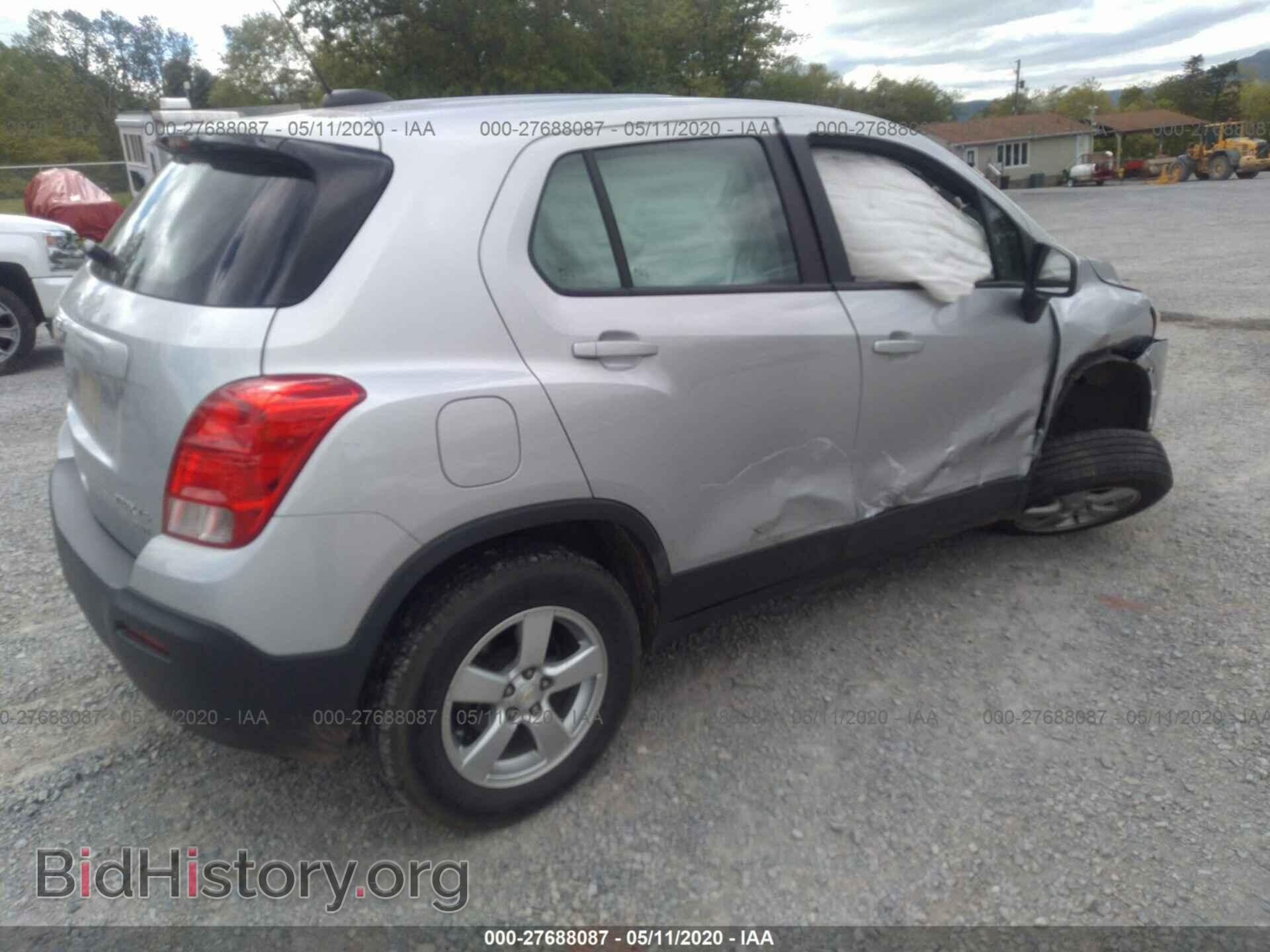 2016 CHEVROLET TRAX - VIN: 3GNCJNSB9GL258141 - Фото 4