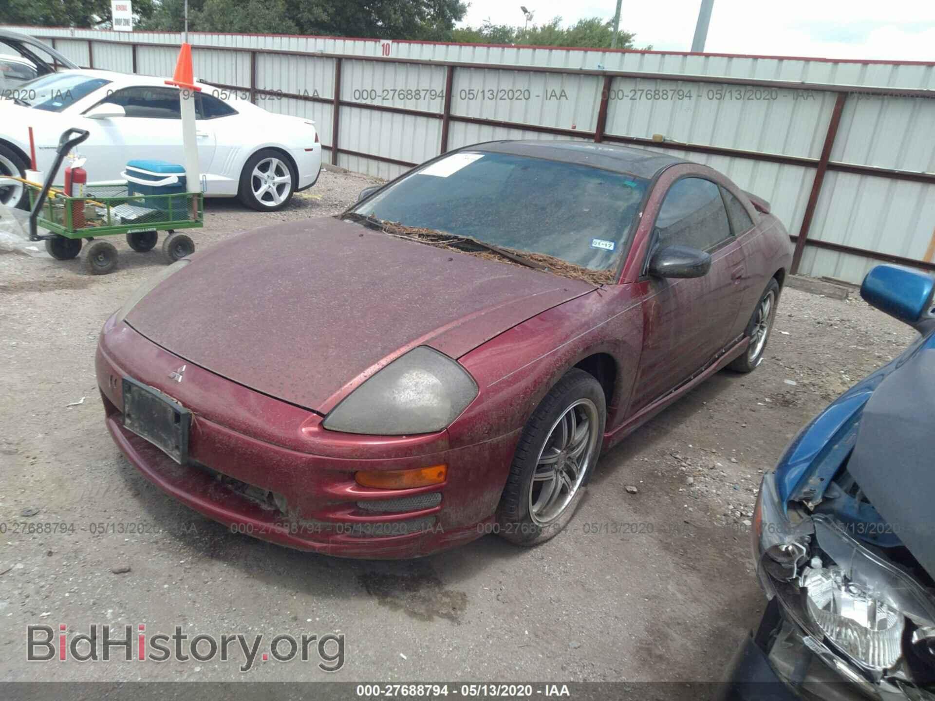 2000 MITSUBISHI ECLIPSE - VIN: 4A3AC54L7YE146775 - Photo 2