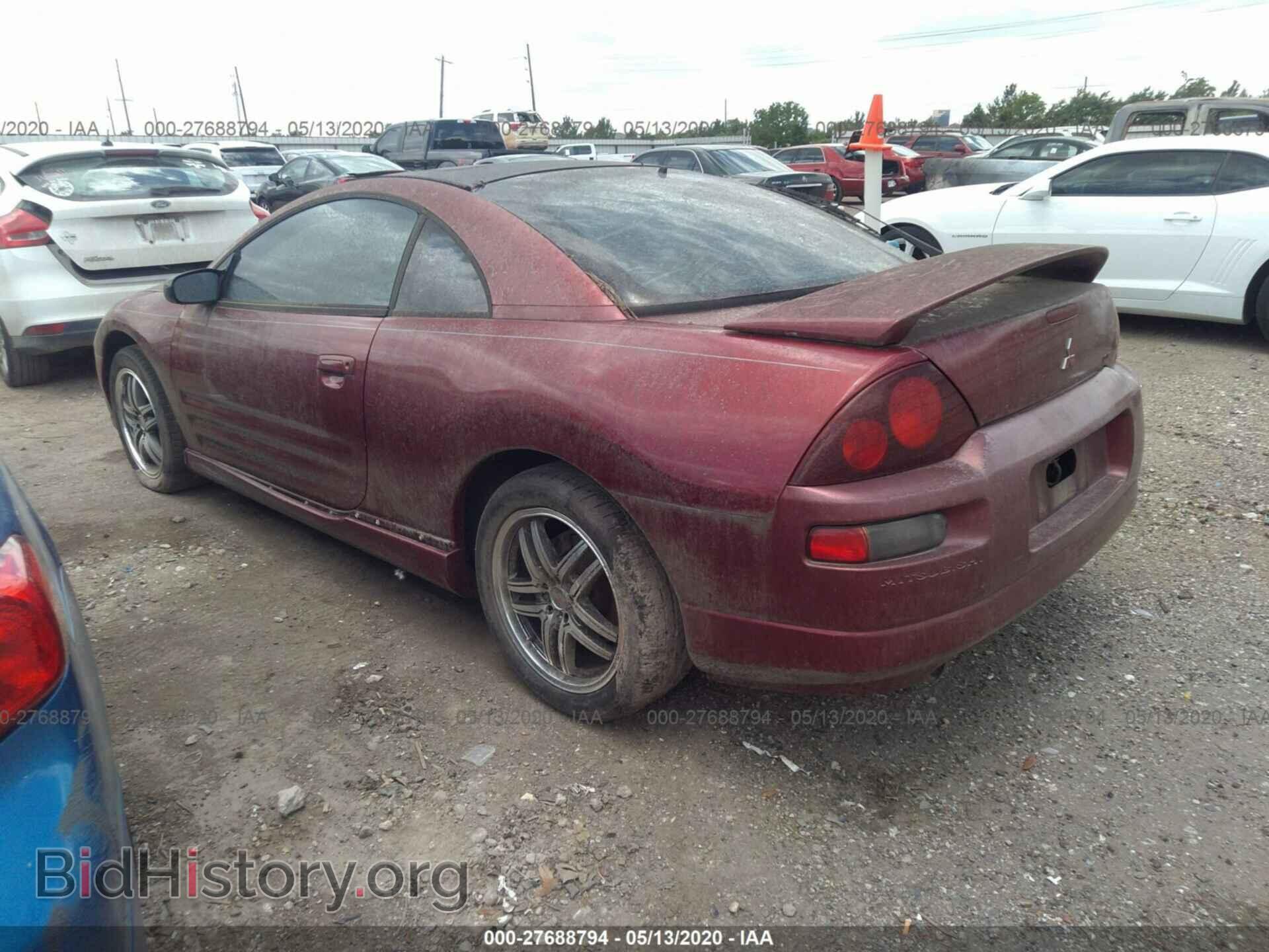 2000 MITSUBISHI ECLIPSE - VIN: 4A3AC54L7YE146775 - Photo 3