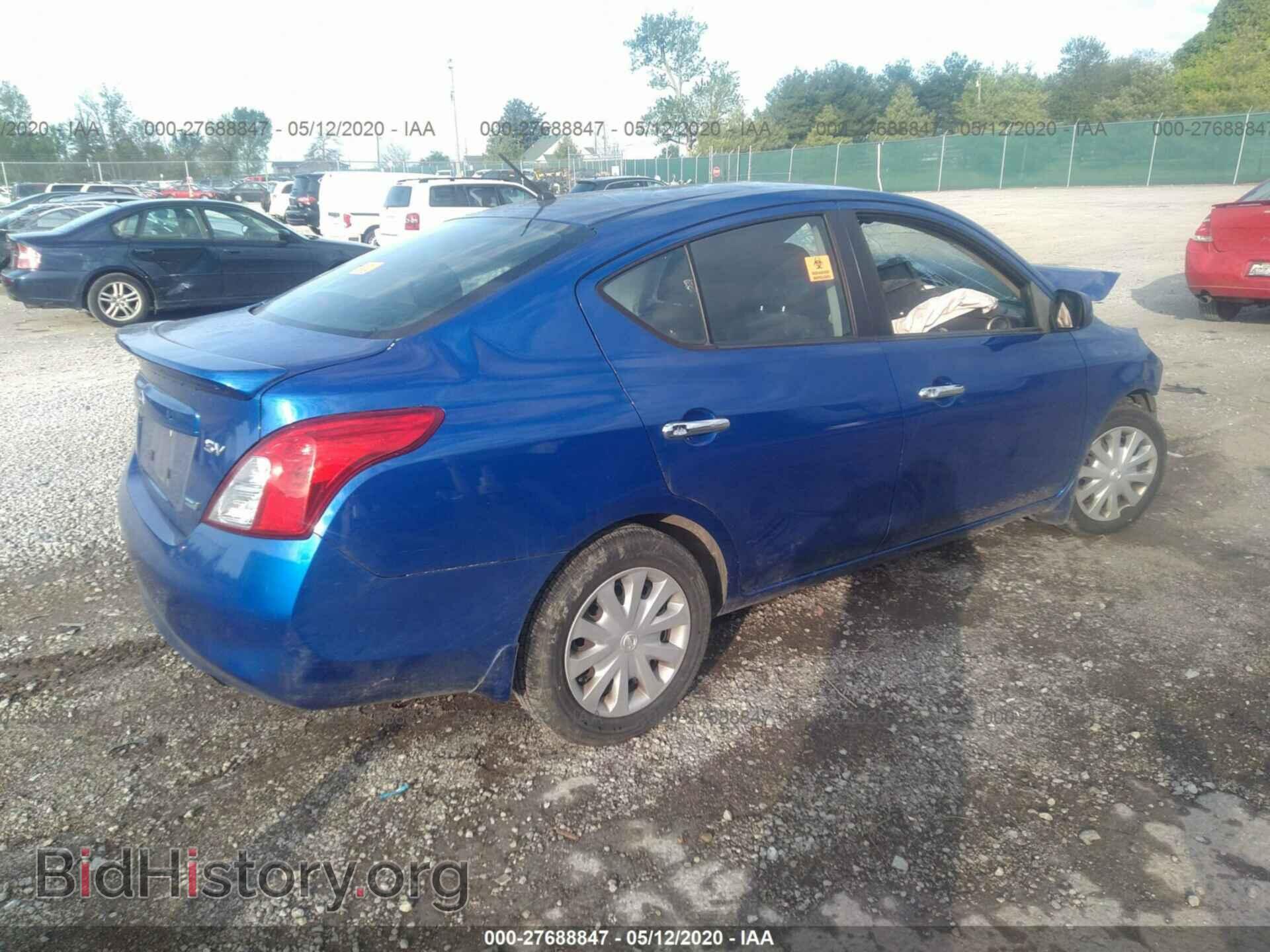 2012 NISSAN VERSA - VIN: 3N1CN7AP7CL855842 - Фото 4