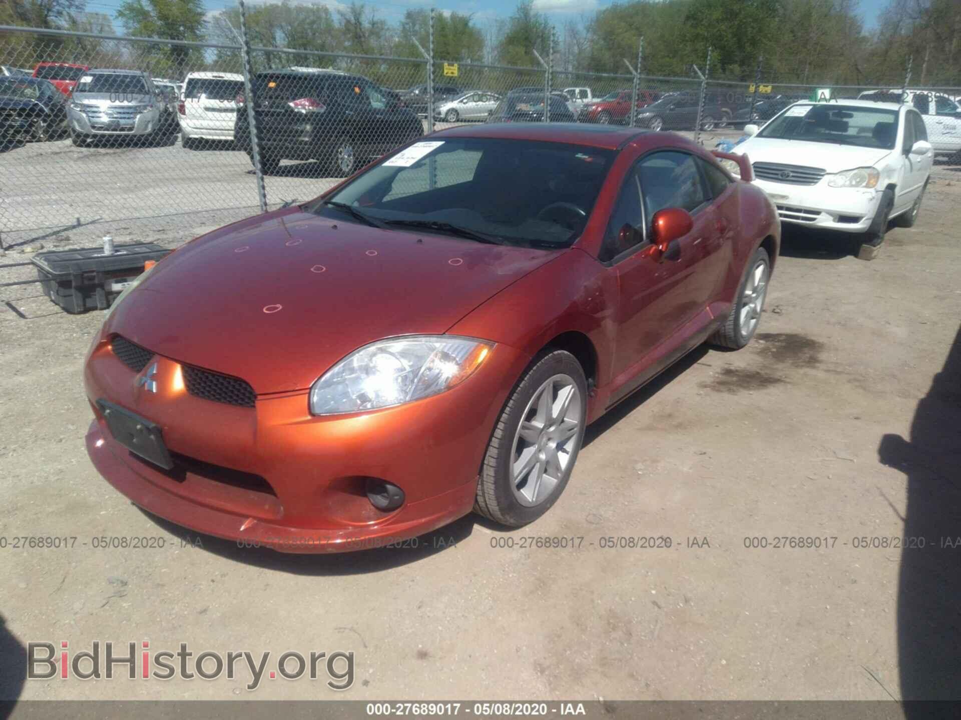 2008 MITSUBISHI ECLIPSE - VIN: 4A3AK64F08E024181 - Фото 2