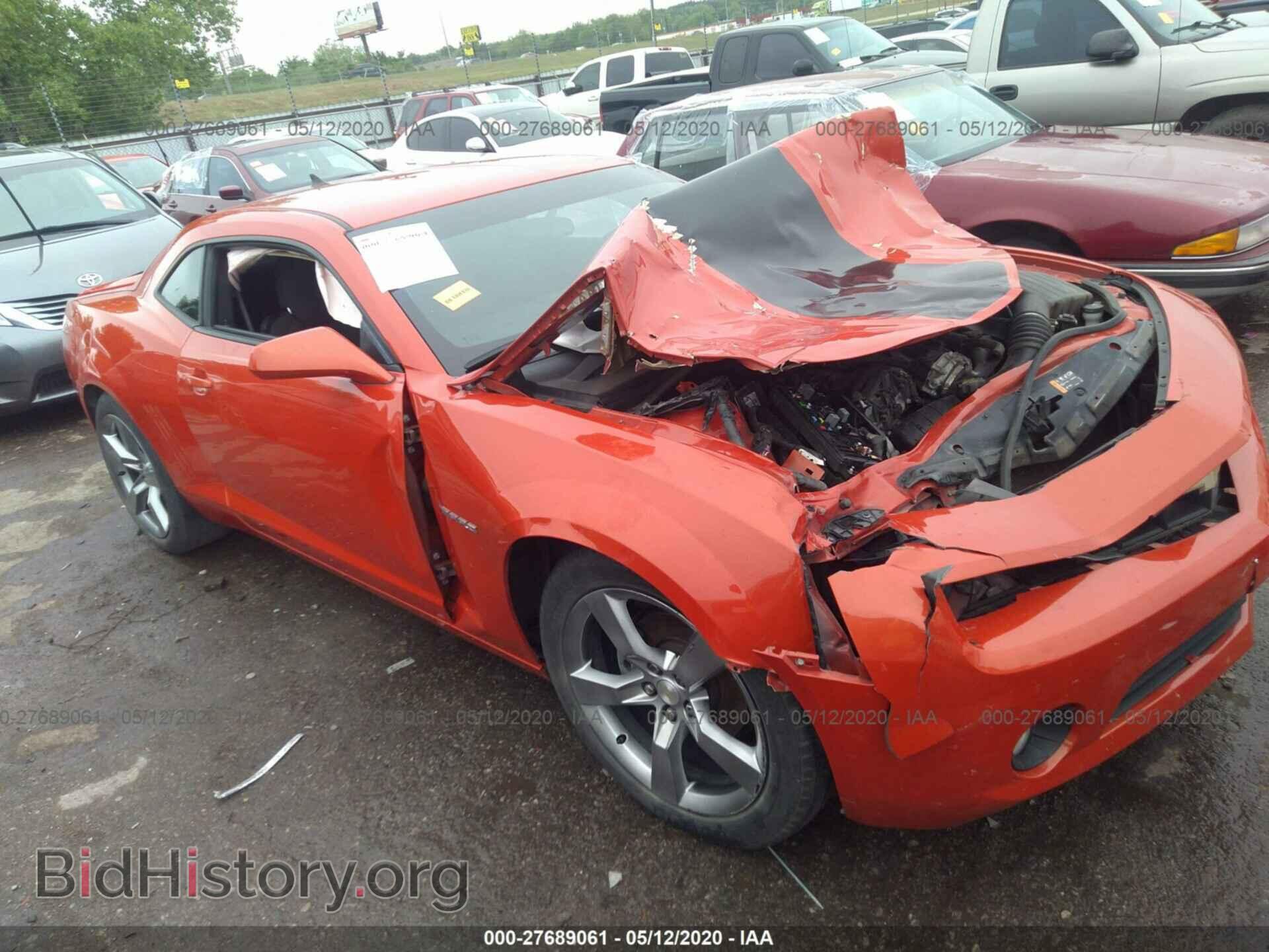 Photo 2G1FB1E33C9164648 - CHEVROLET CAMARO 2012