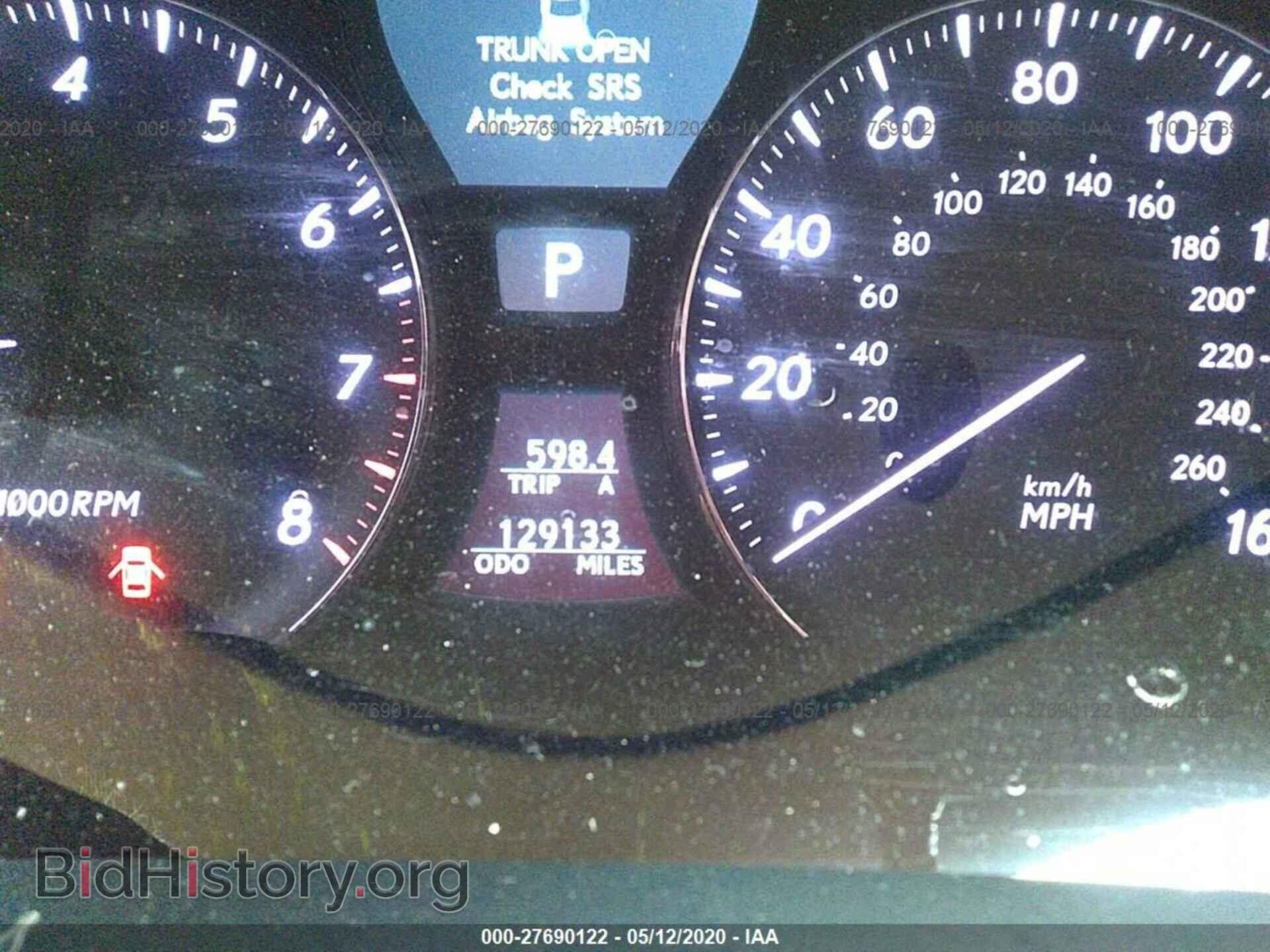 2010 LEXUS LS - VIN: JTHCL5EF0A5008701 - Фото 7