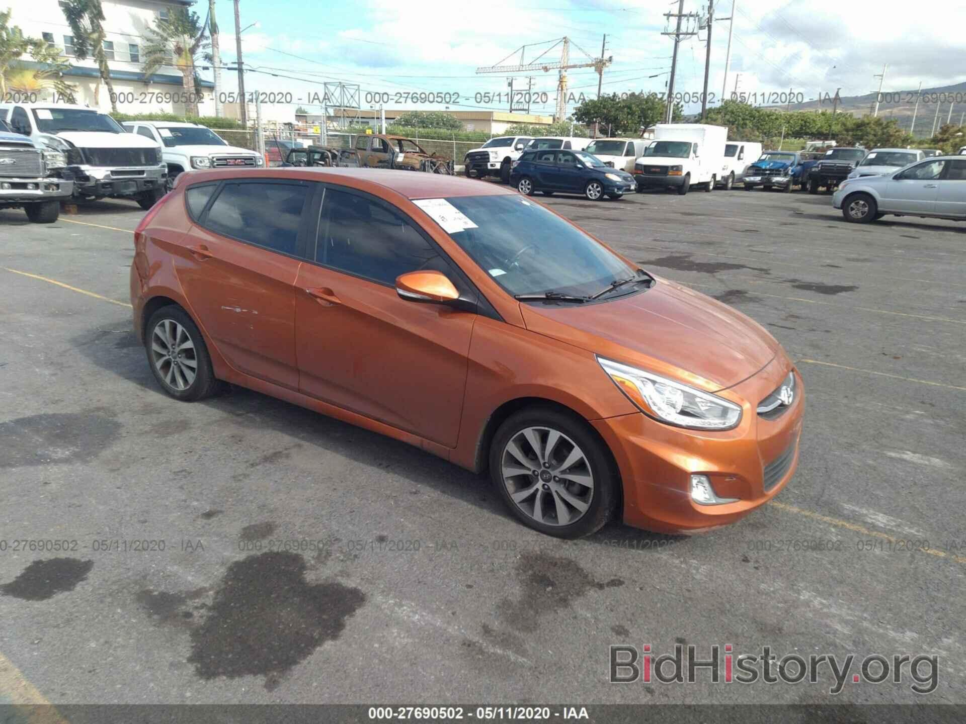 Photo KMHCU5AE9FU205841 - HYUNDAI ACCENT 2015