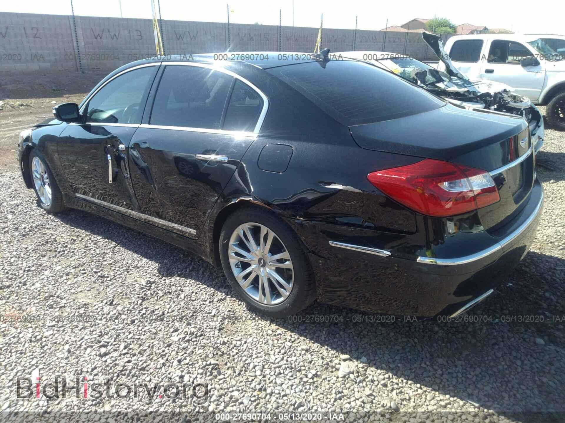 2012 HYUNDAI GENESIS - VIN: KMHGC4DF3CU173659 - Фото 3