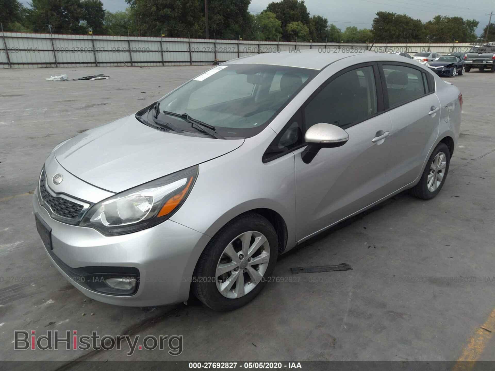 2013 KIA RIO - VIN: KNADN4A34D6209826 - Фото 2