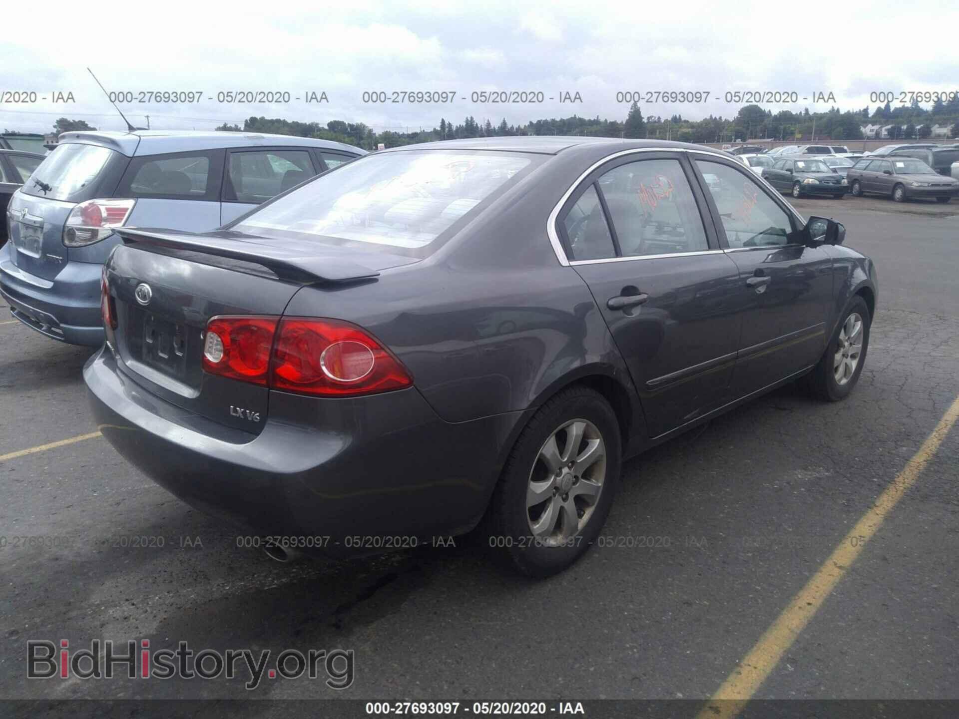 2007 KIA OPTIMA - VIN: KNAGE124875125926 - Фото 4