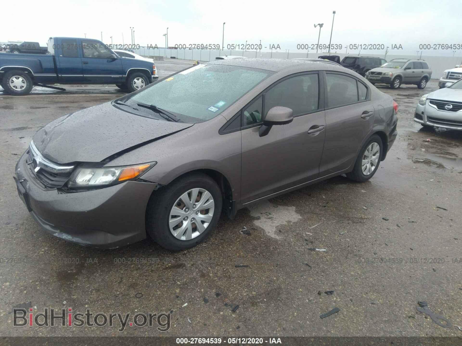 2012 HONDA CIVIC - VIN: 2HGFB2F56CH587826 - Photo 2