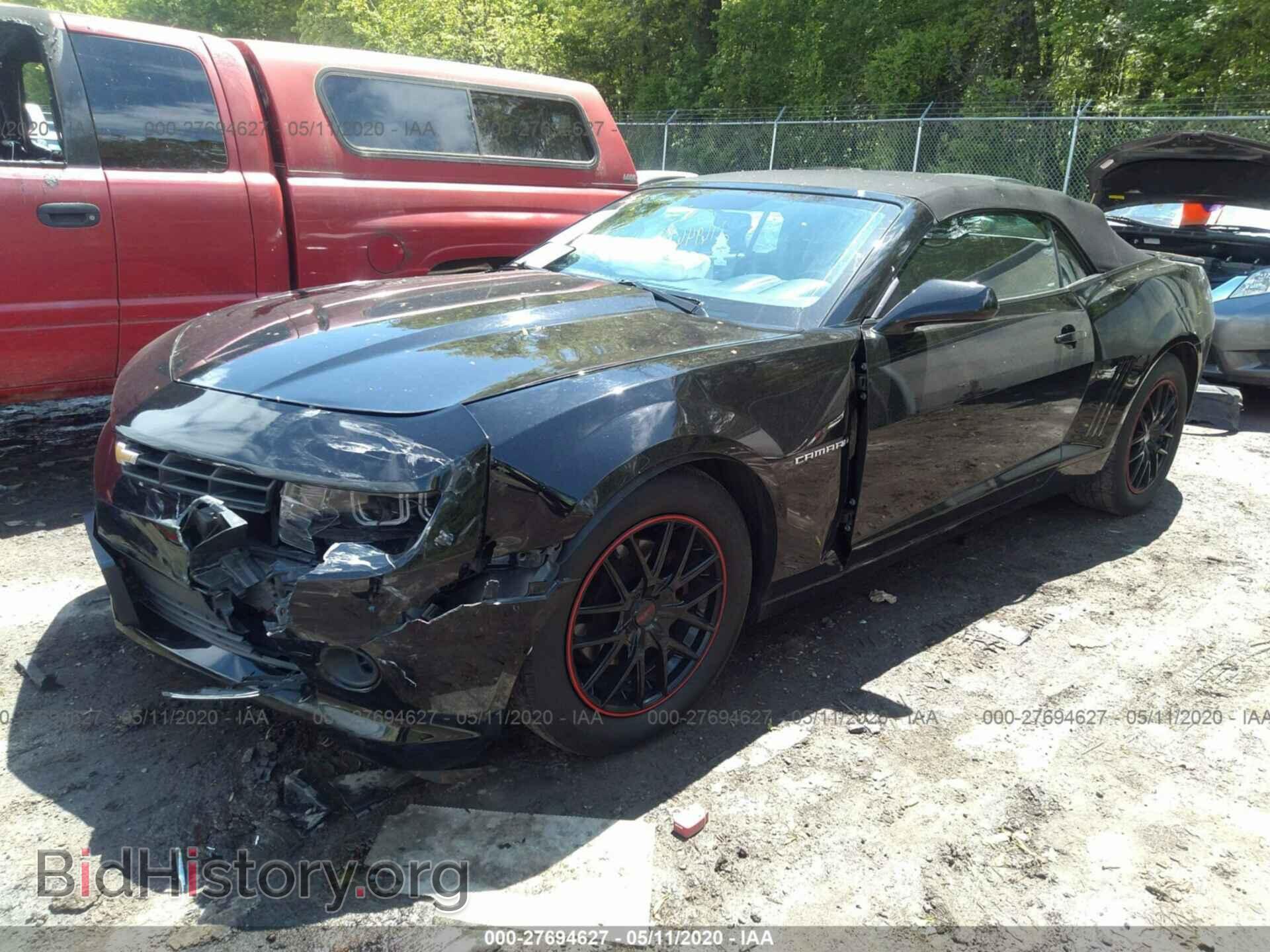 2014 CHEVROLET CAMARO - VIN: 2G1FB3D32E9269021 - Фото 2