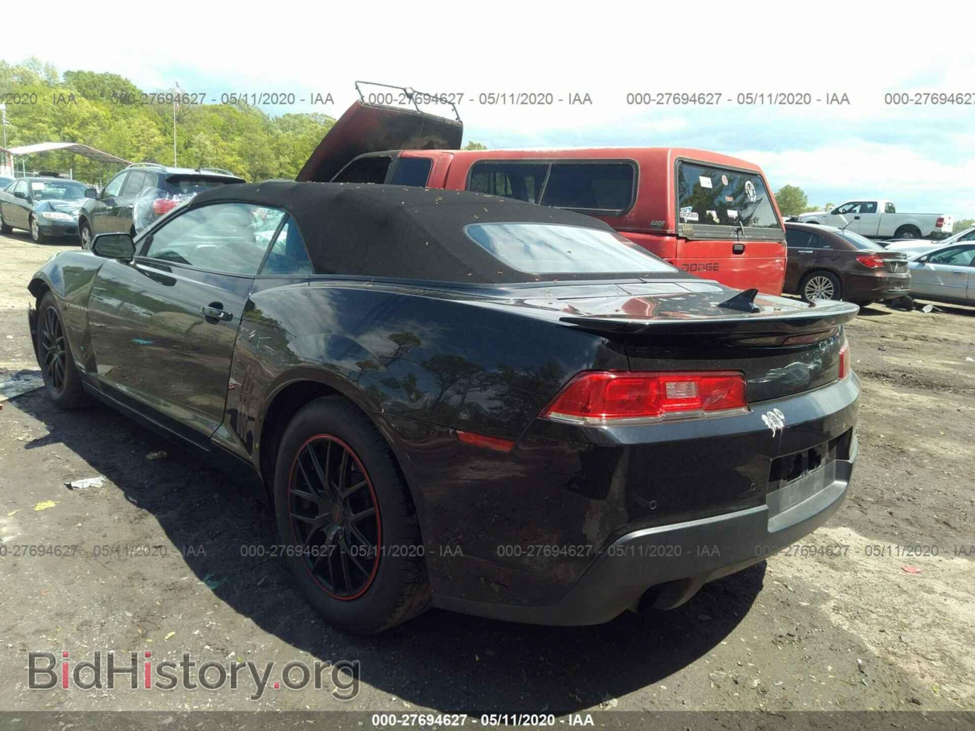 2014 CHEVROLET CAMARO - VIN: 2G1FB3D32E9269021 - Фото 3