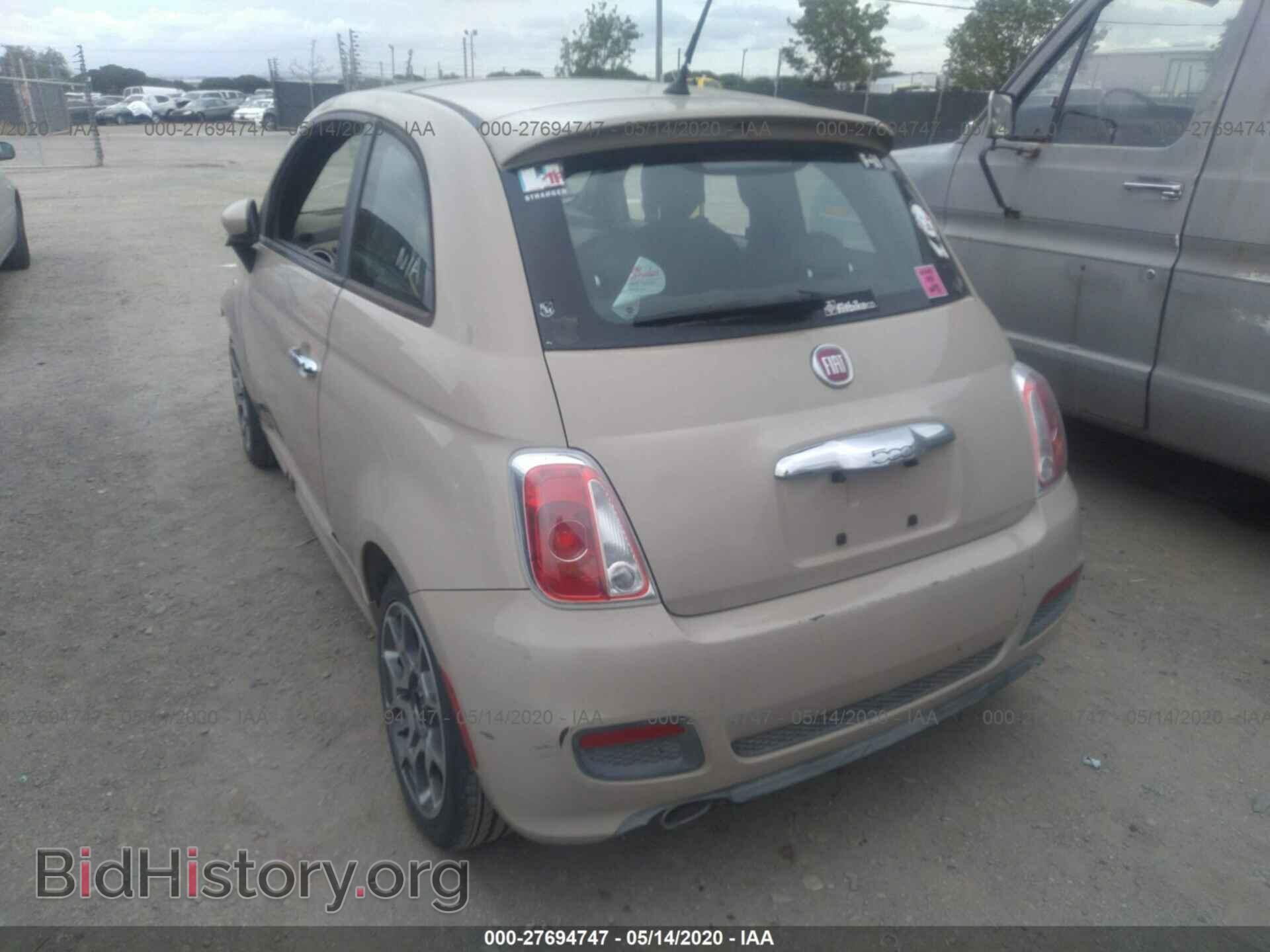 2012 FIAT 500 - VIN: 3C3CFFBR1CT119455 - Фото 3